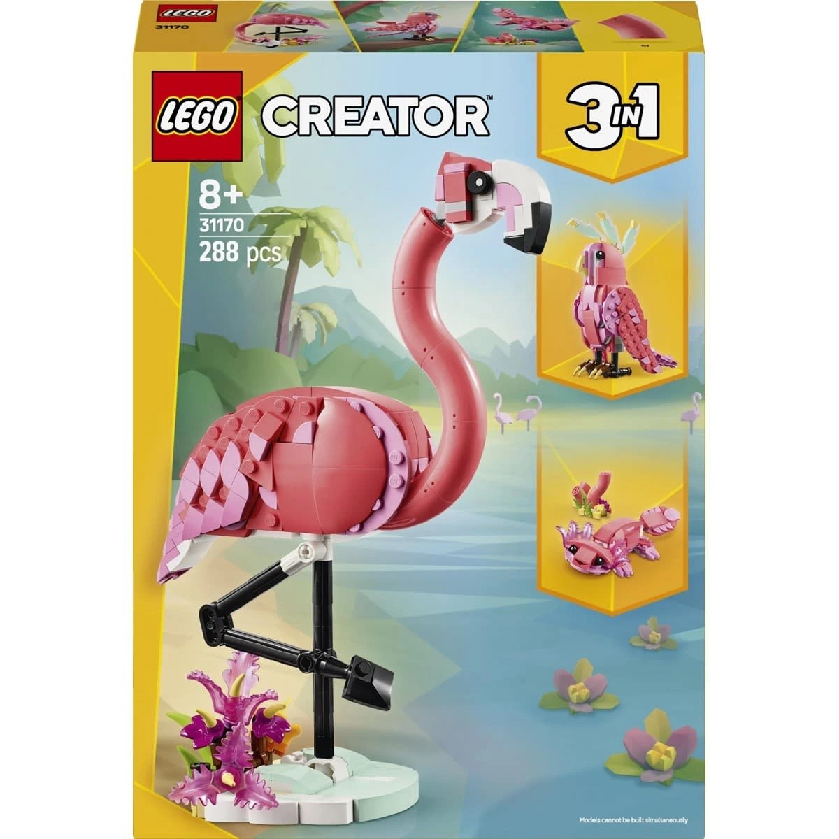 1 LEGO Creator Wild Animals: Pink Flamingo 31170, 1 of 9