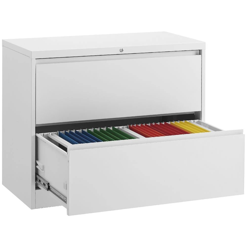 2 Matrix 2 Drawer Lateral Filing Cabinet White Cabinets Filing Drawer Cabinets, 2 of 2