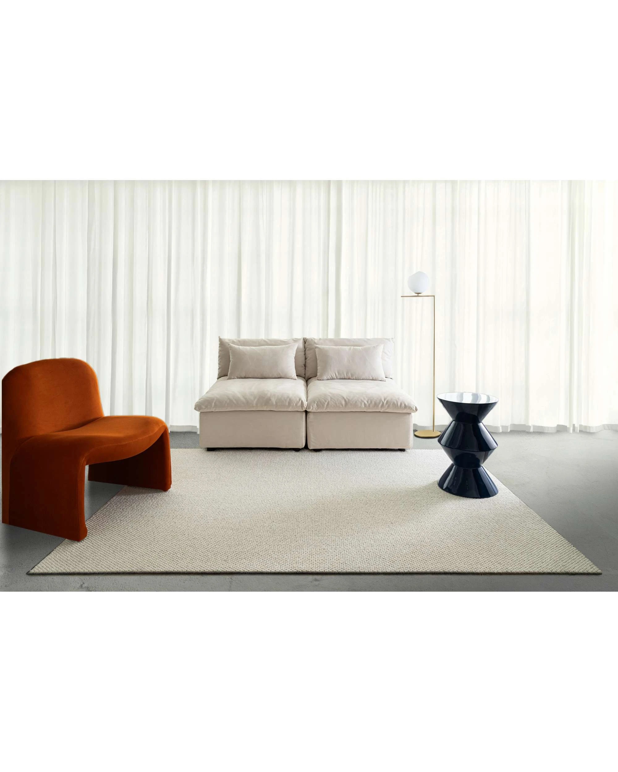 2 Loopsie Sochi Textured Rug-330cm x 240cm - White, 2 of 8