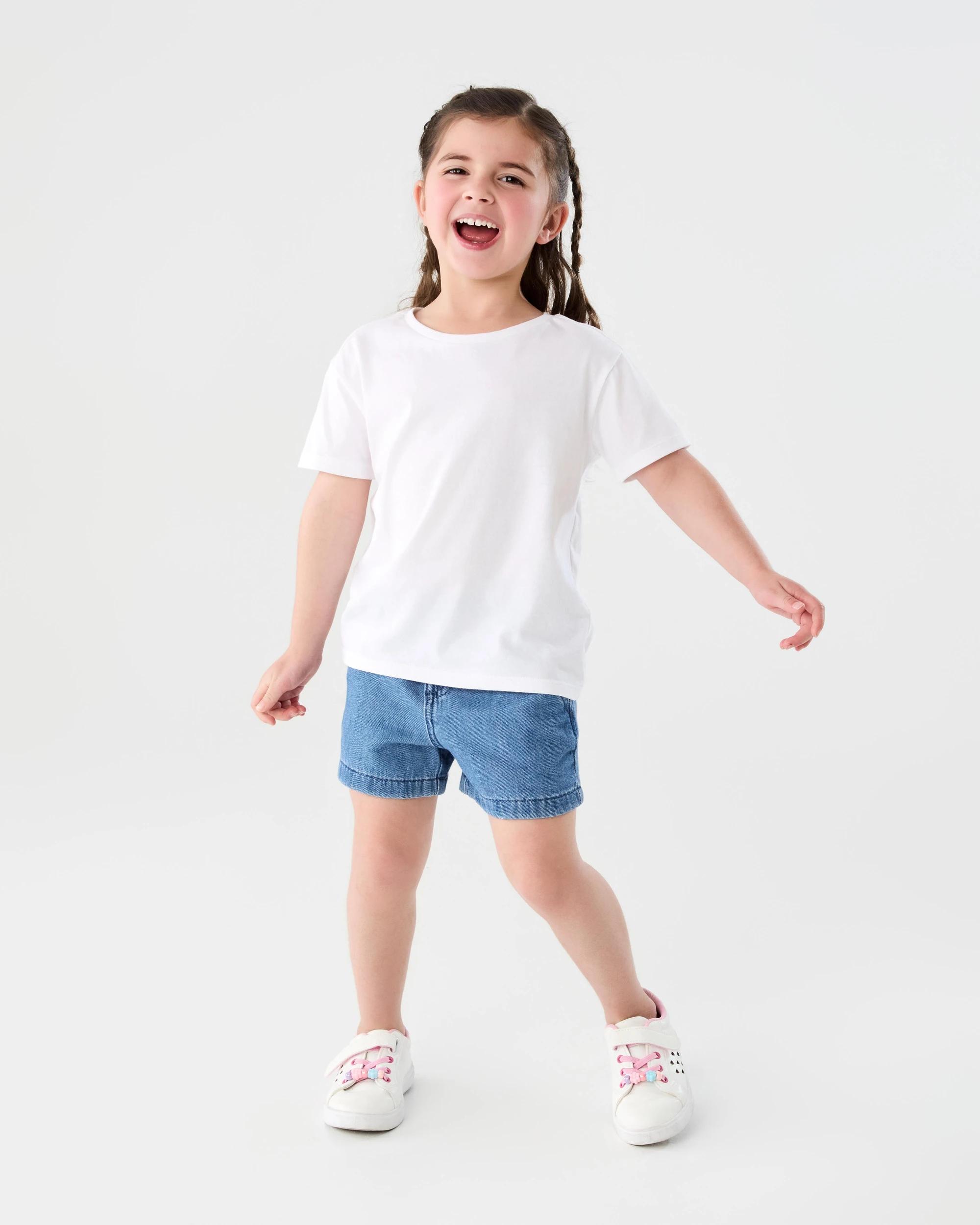 6 Denim Shorts Mid Denim, 6 of 7