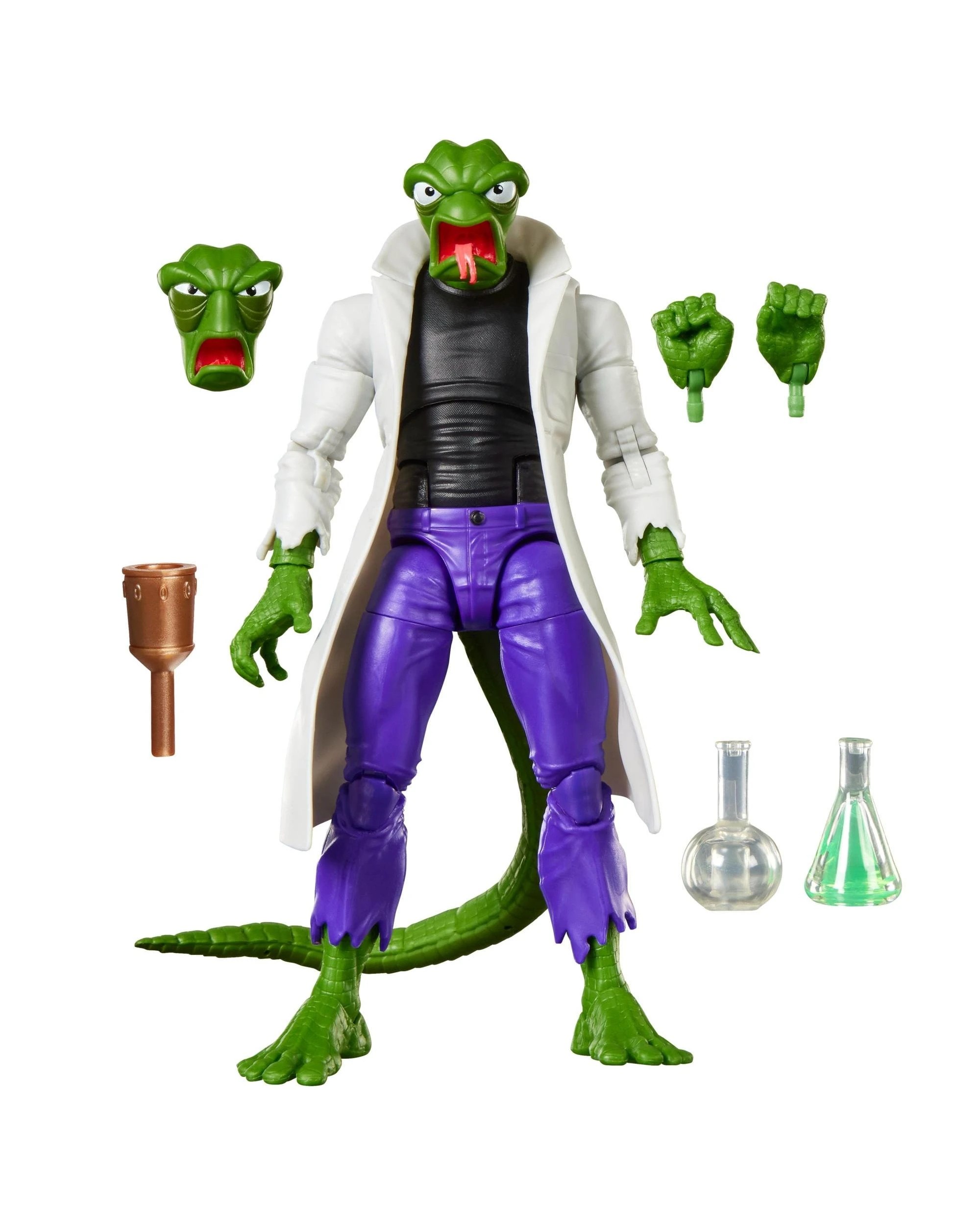 4 Marvel Legends Series Spider-Man Lizard and Electro 3 Pack Action Figures, 4 of 9