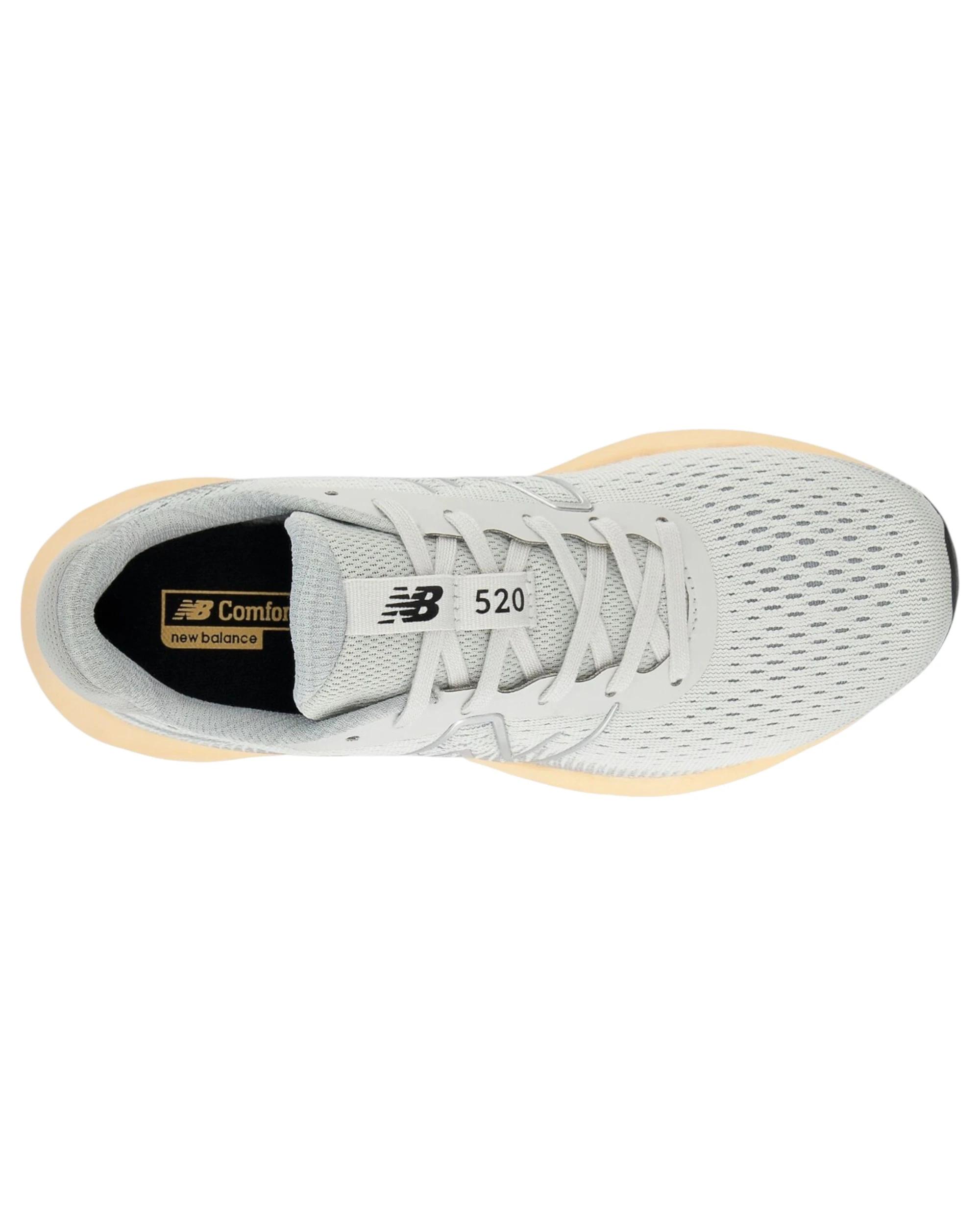 2 New Balance Womens Fresh Foam 520 v8 Grey/ Peach Athletic Shoes GREY/PEACH, 2 of 5