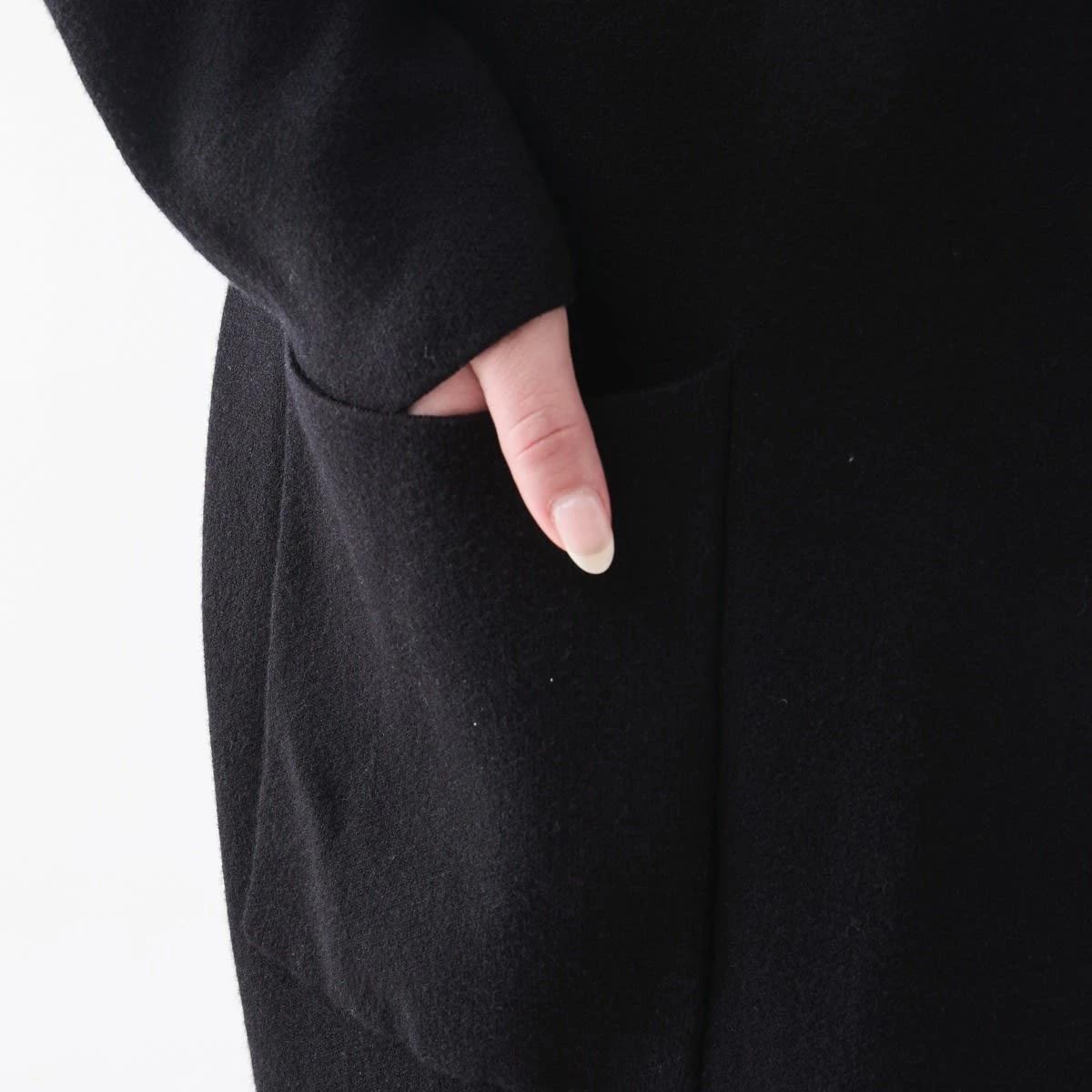6 Curve Trench Coatigan Black, 6 of 6