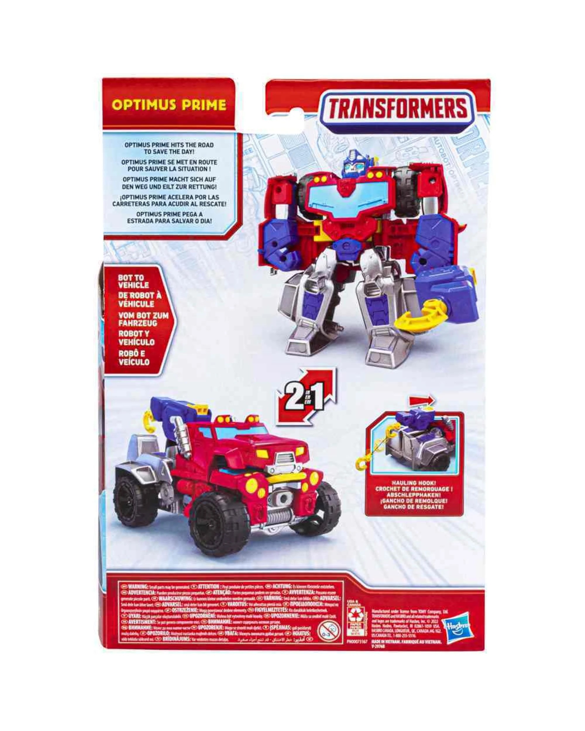 4 Transformers Adventures Optimus Prime Easy 2 Do Conversion Action Figure, 4 of 4