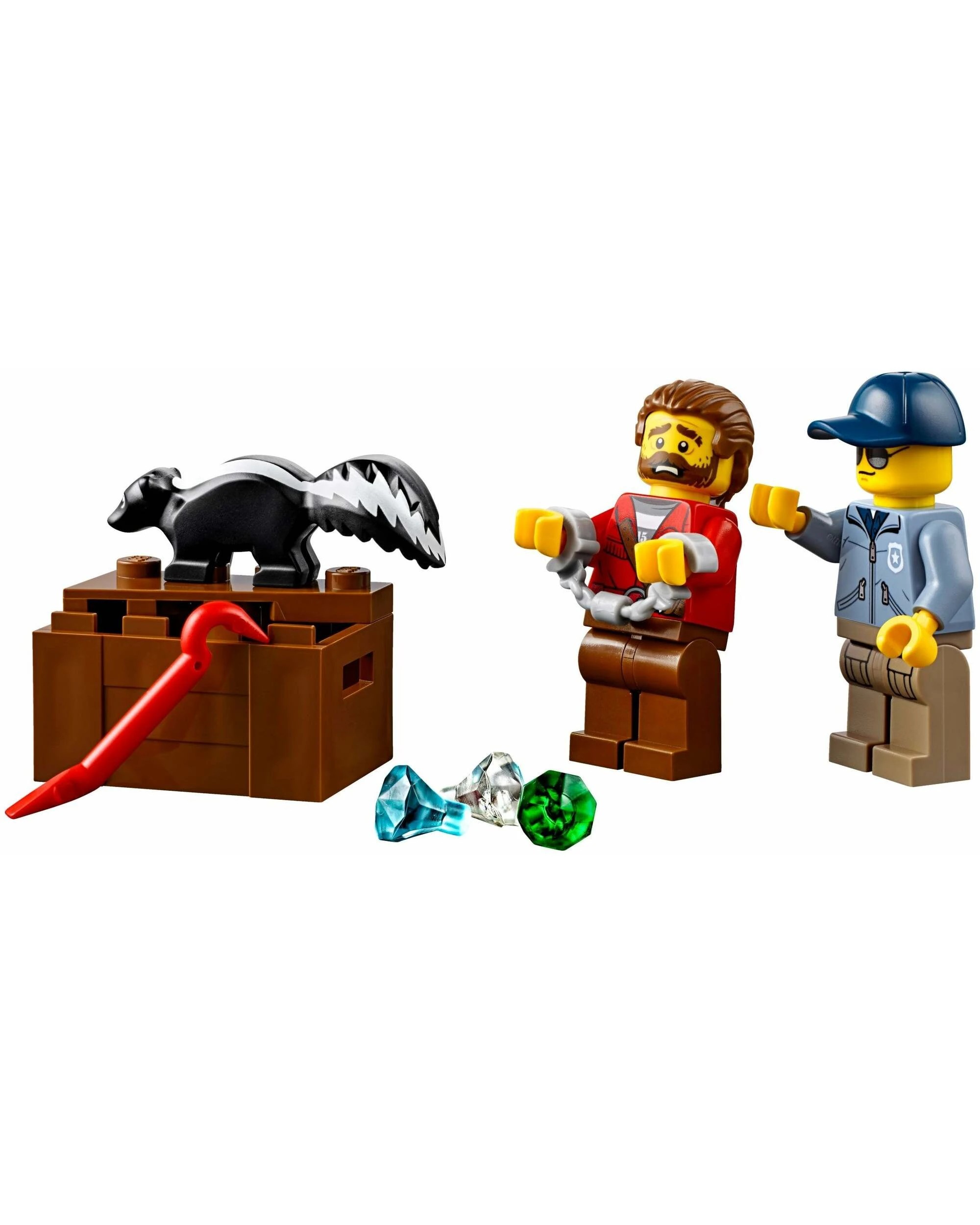 5 LEGO 60176 Wild River Escape Police Speedboat Crook Raft Set, 5 of 5