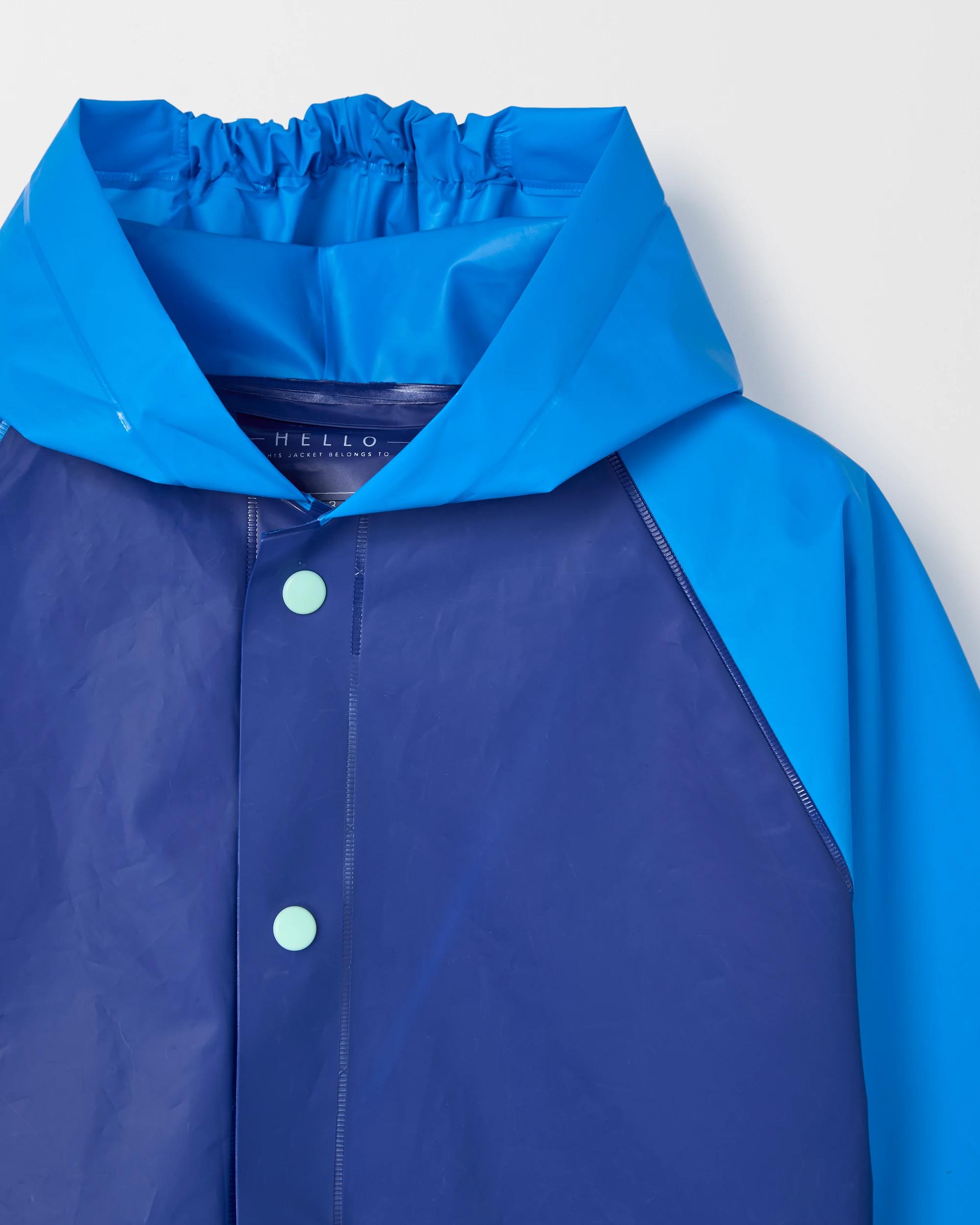 2 Target Kids Block Panel Raincoat BLUE, 2 of 2