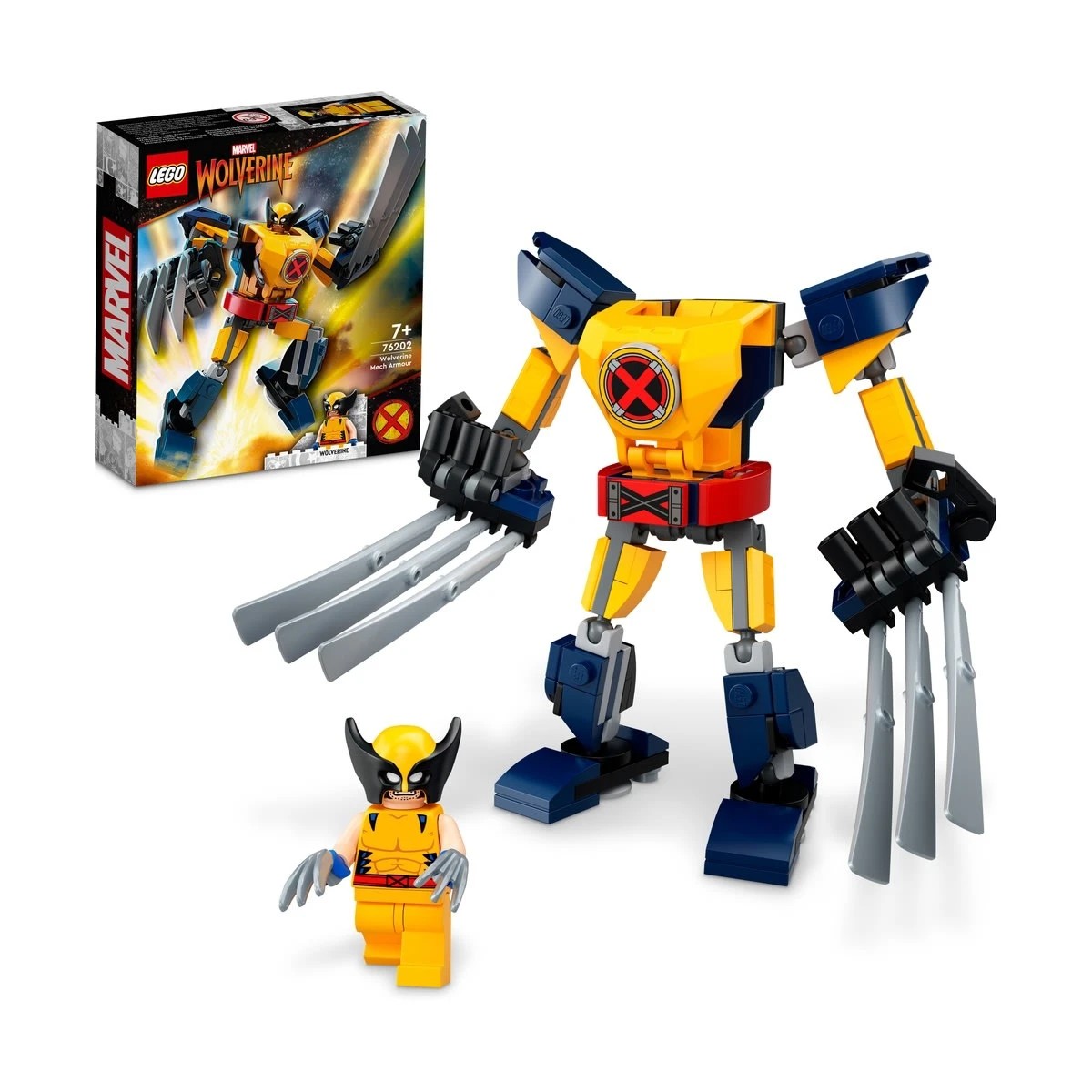 2 LEGO Marvel Avengers Movie 4 Wolverine Mech Armour 76202, 2 of 9