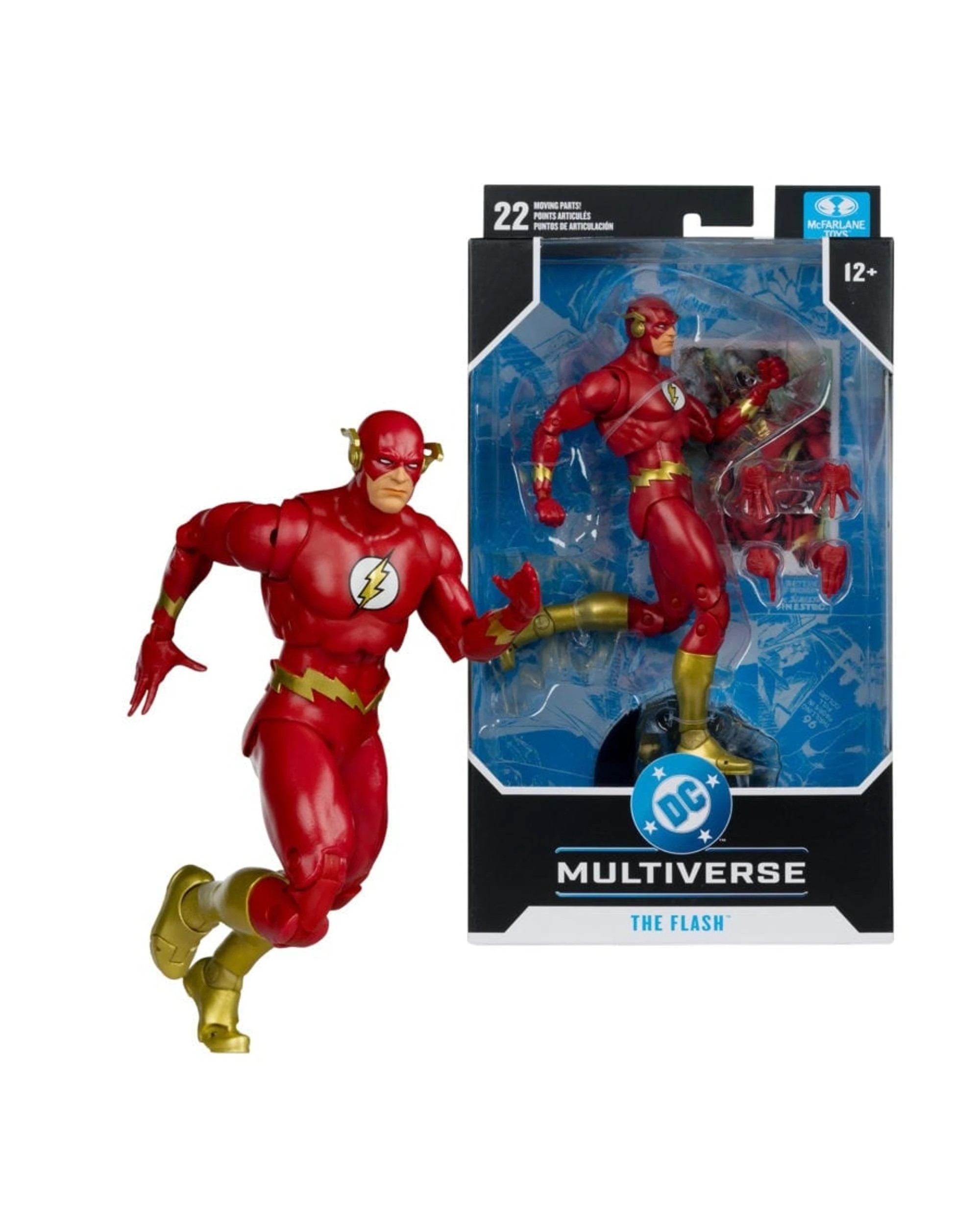 1 DC Multiverse JLA The Flash 7 inch Action Figure, 1 of 9