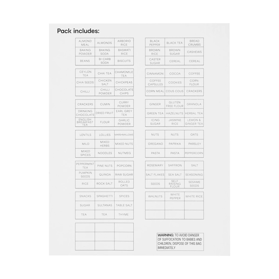 3 Large Pantry Labels, 3 of 4