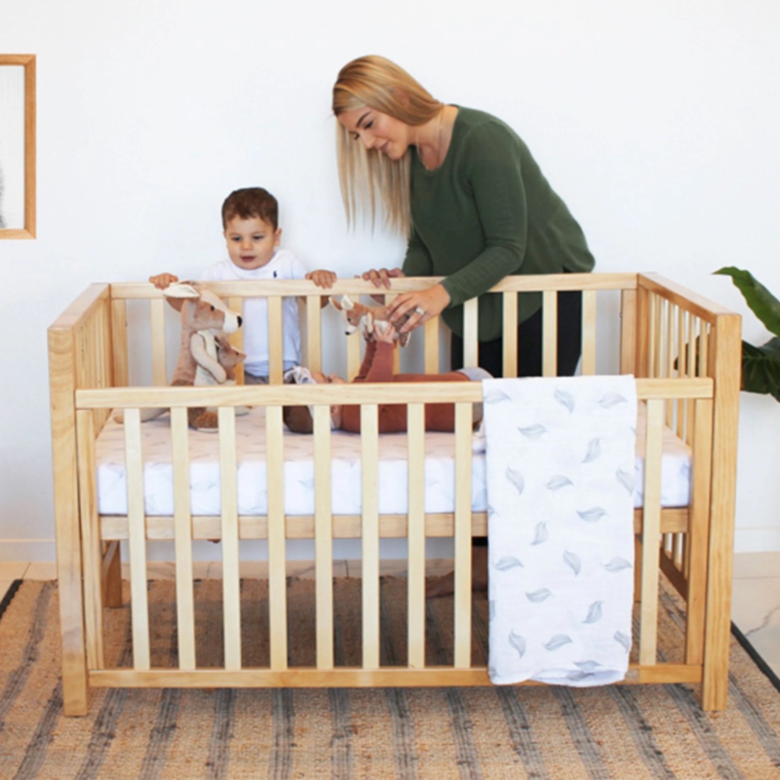 4 Babyhood Lulu Cot - Natural, 4 of 5