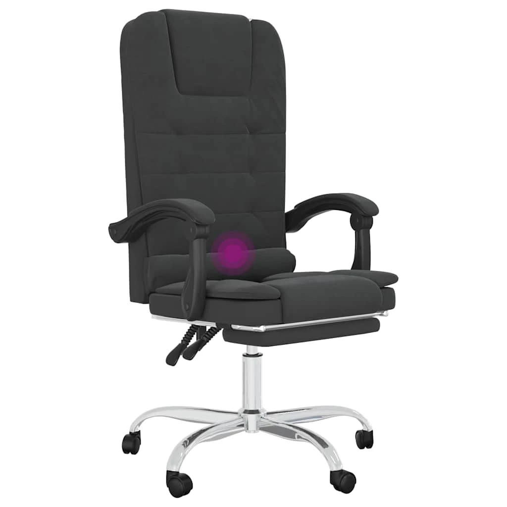 9 vidaXL massage office chair Yes - Black, 9 of 9