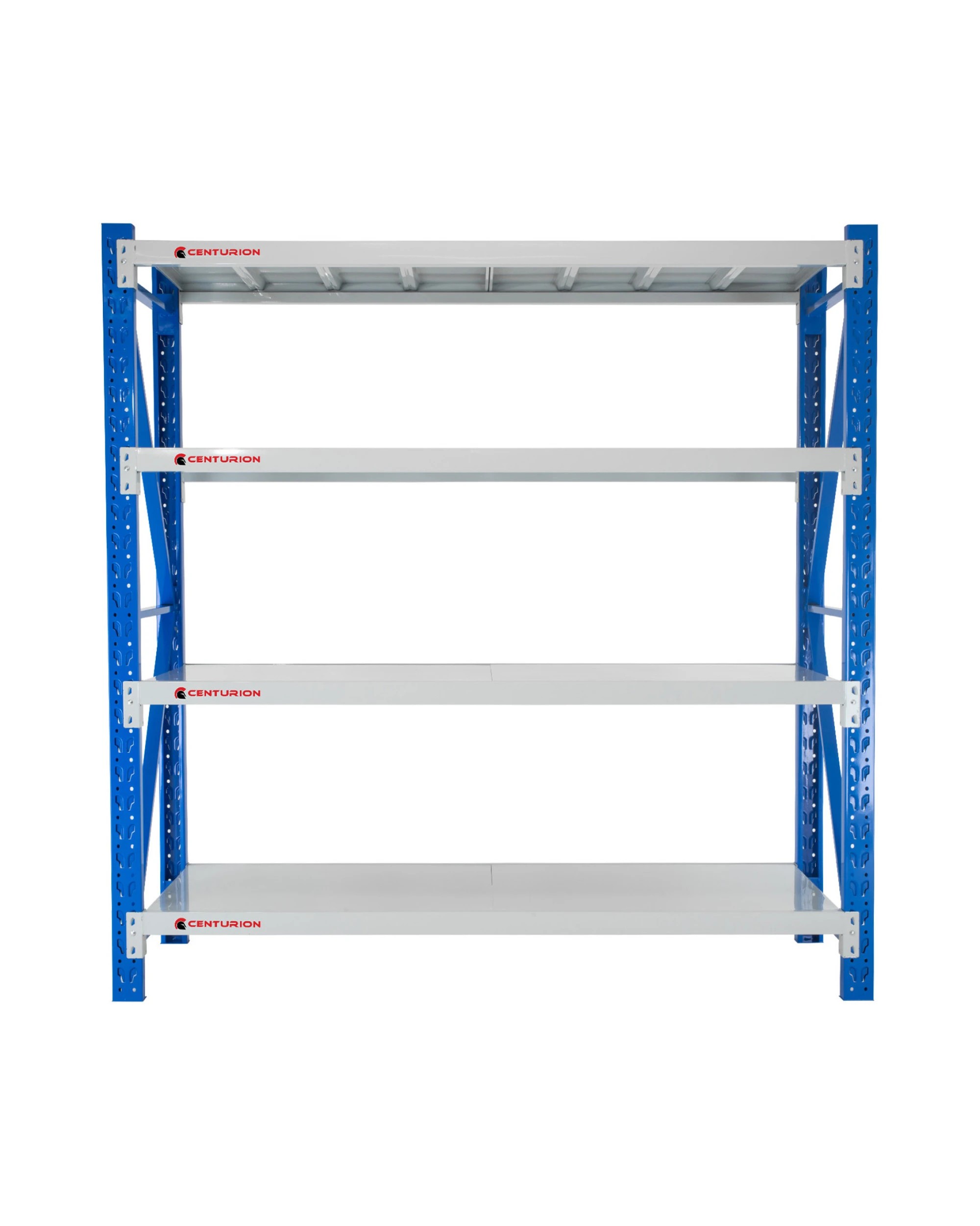 4 Centurion Standard 3-Bay 6M Wide Heavy Duty Long Span Shelving - Blue, 4 of 9