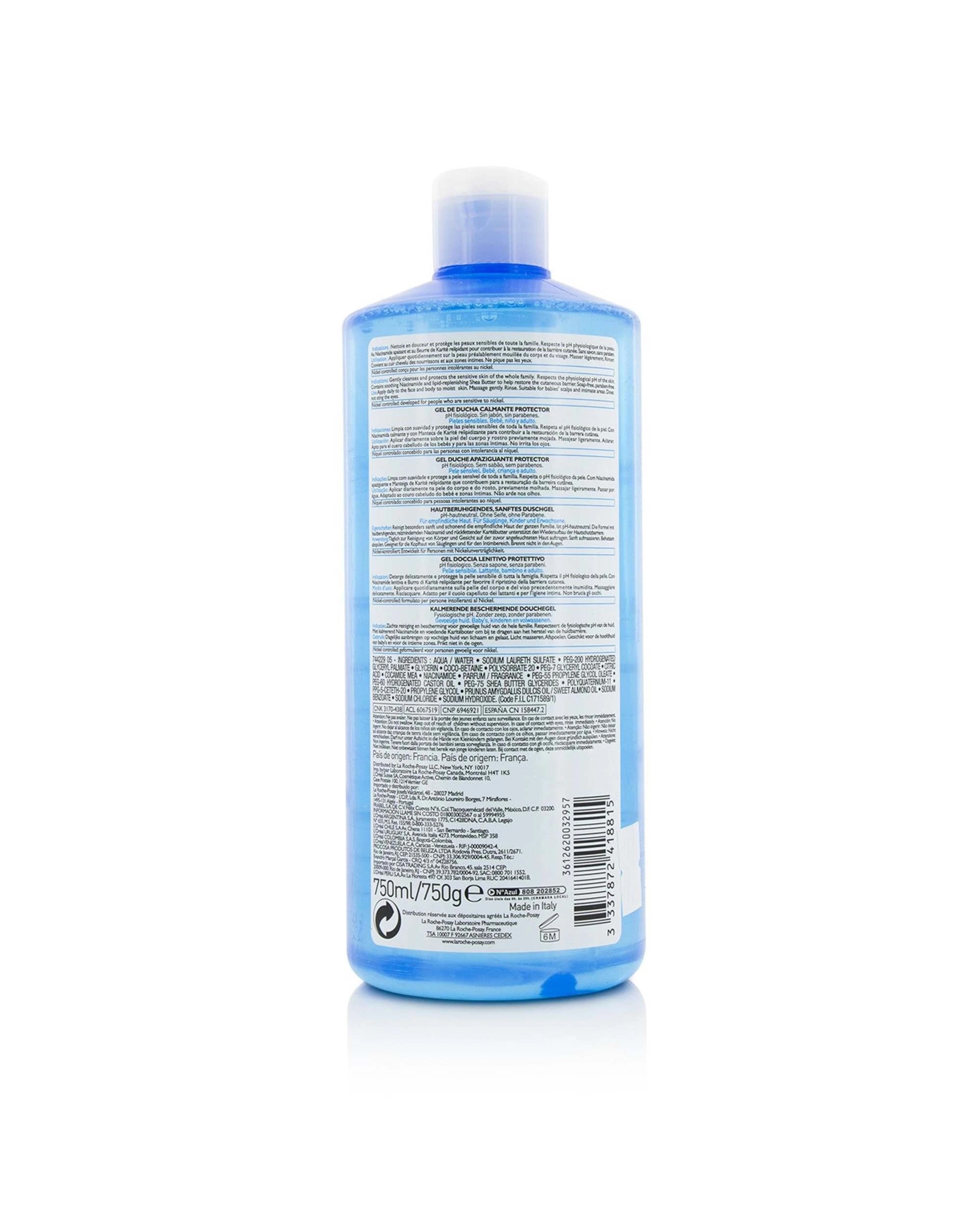2 La Roche Posay Lipikar Gel Lavant Soothing Protecting Shower Gel  750ml/25.35oz, 2 of 4