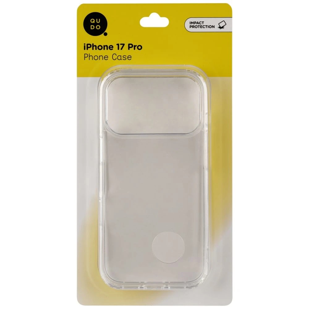 1 Qudo Clear Case iPhone 17 Pro, 1 of 3