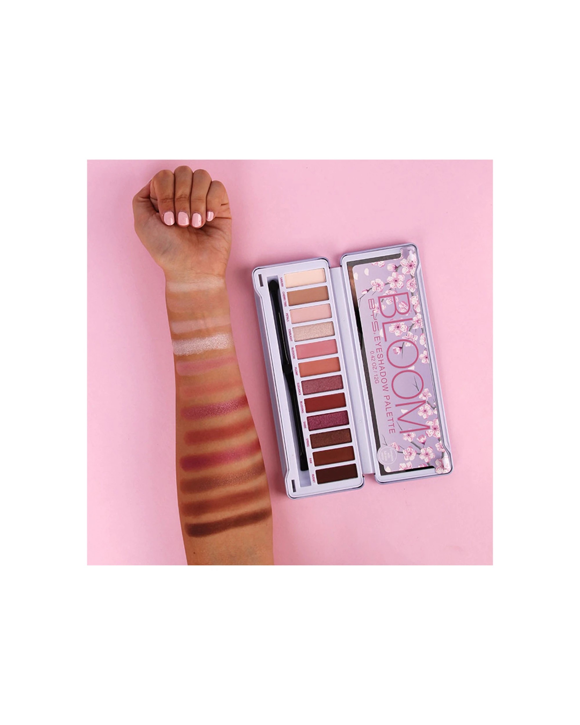 3 BYS Bloom Eyeshadow Palette Metallic Matte Makeup - Multi, 3 of 3