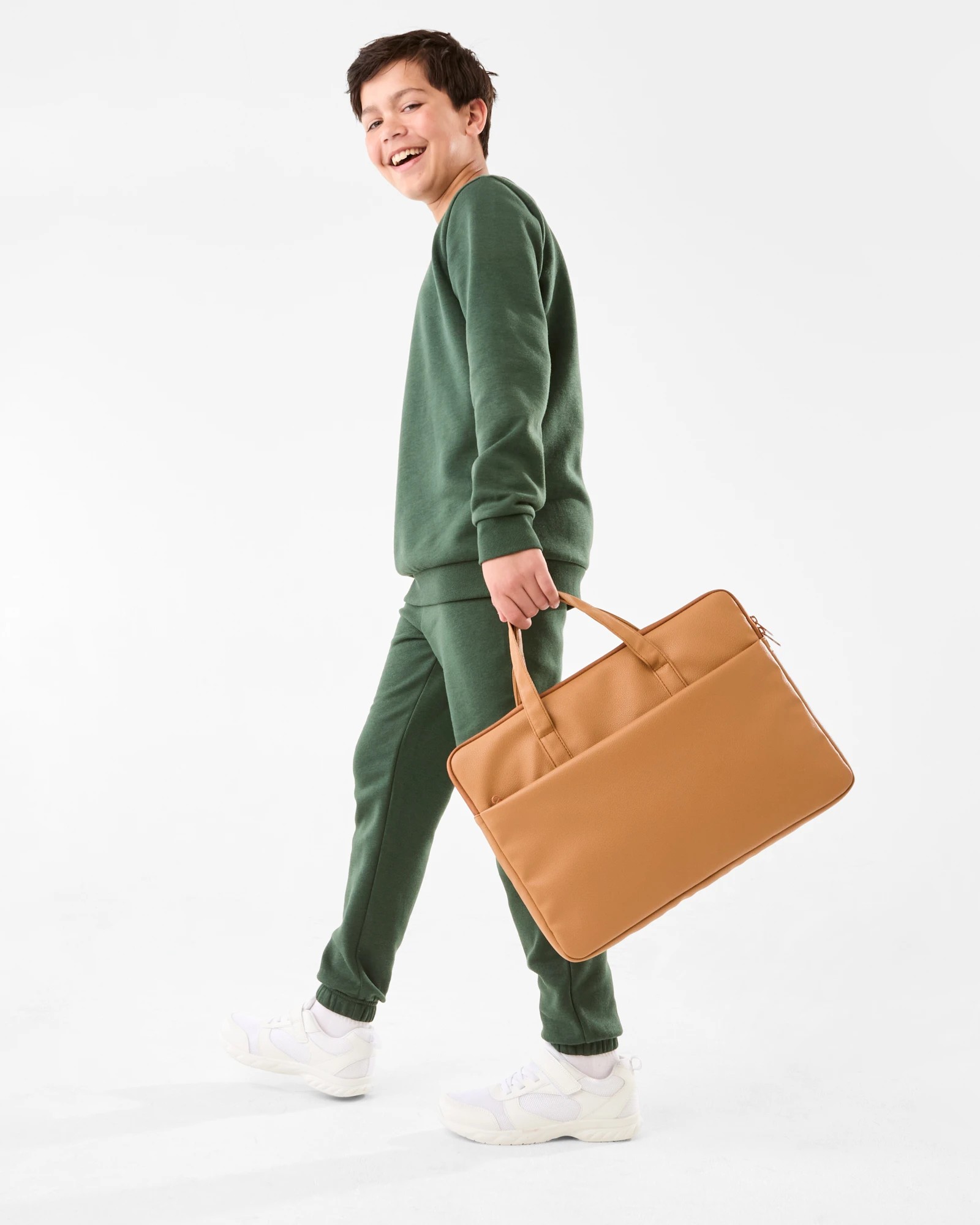 1 15in. Laptop PU Bag - Brown, 1 of 7