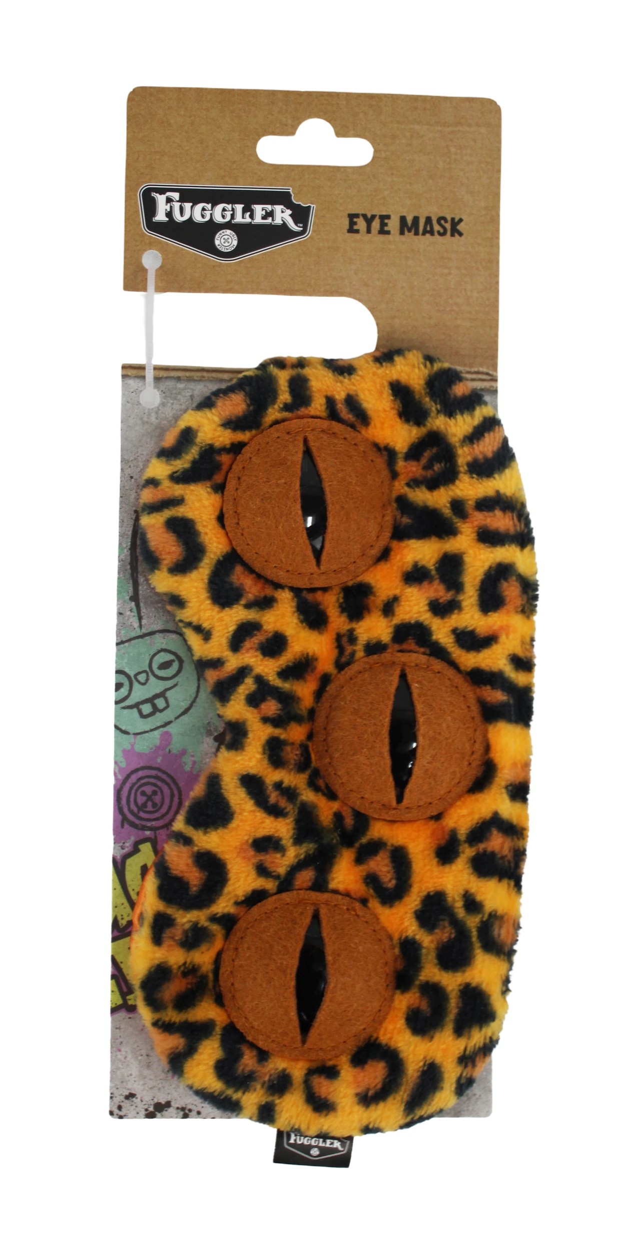 1 Fuggler Plush Eye Mask - Tiger Print, 1 of 4