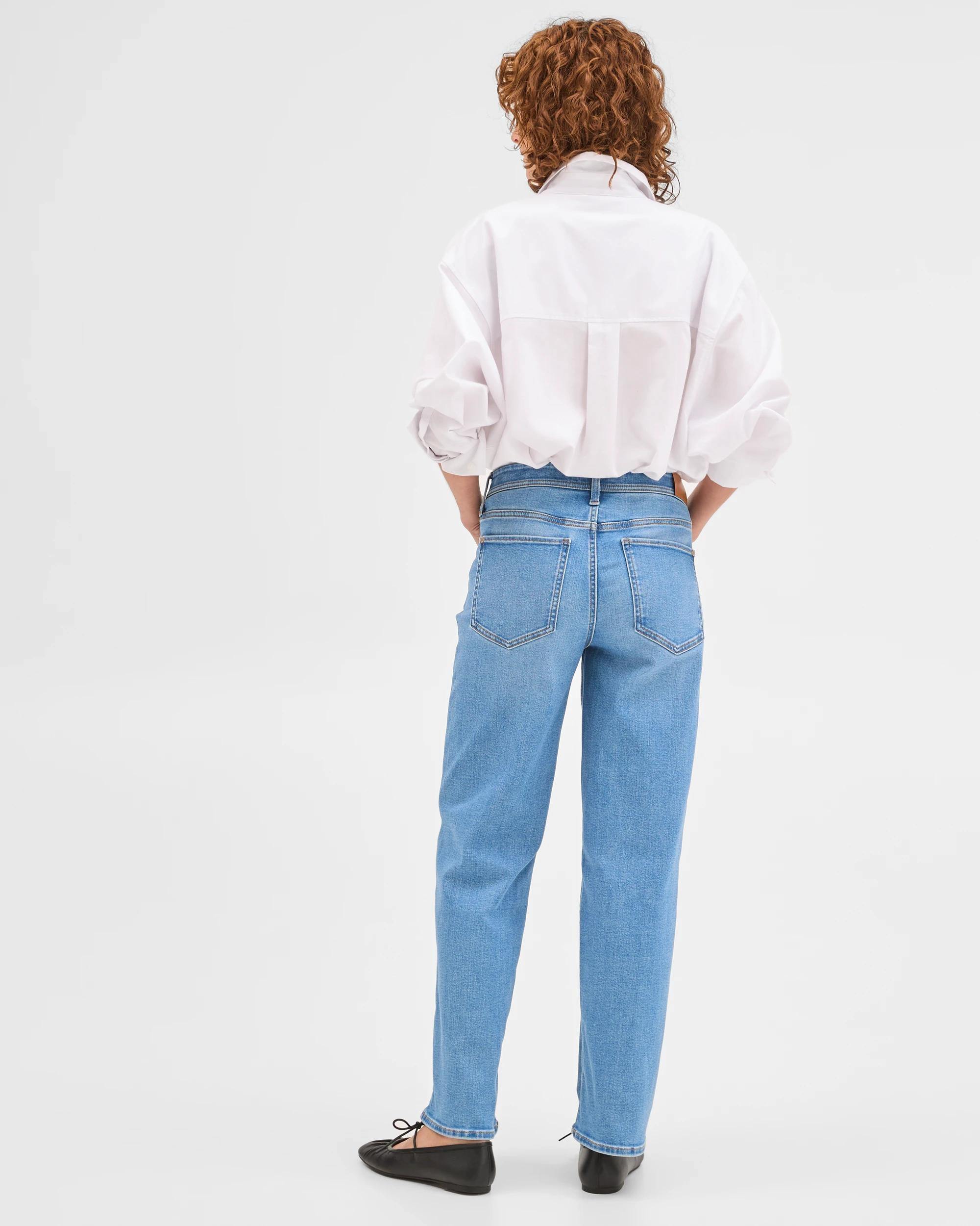 6 Target Denim Tara Slim Fit Straight Denim Jeans SOFT WORN INDIGO, 6 of 6