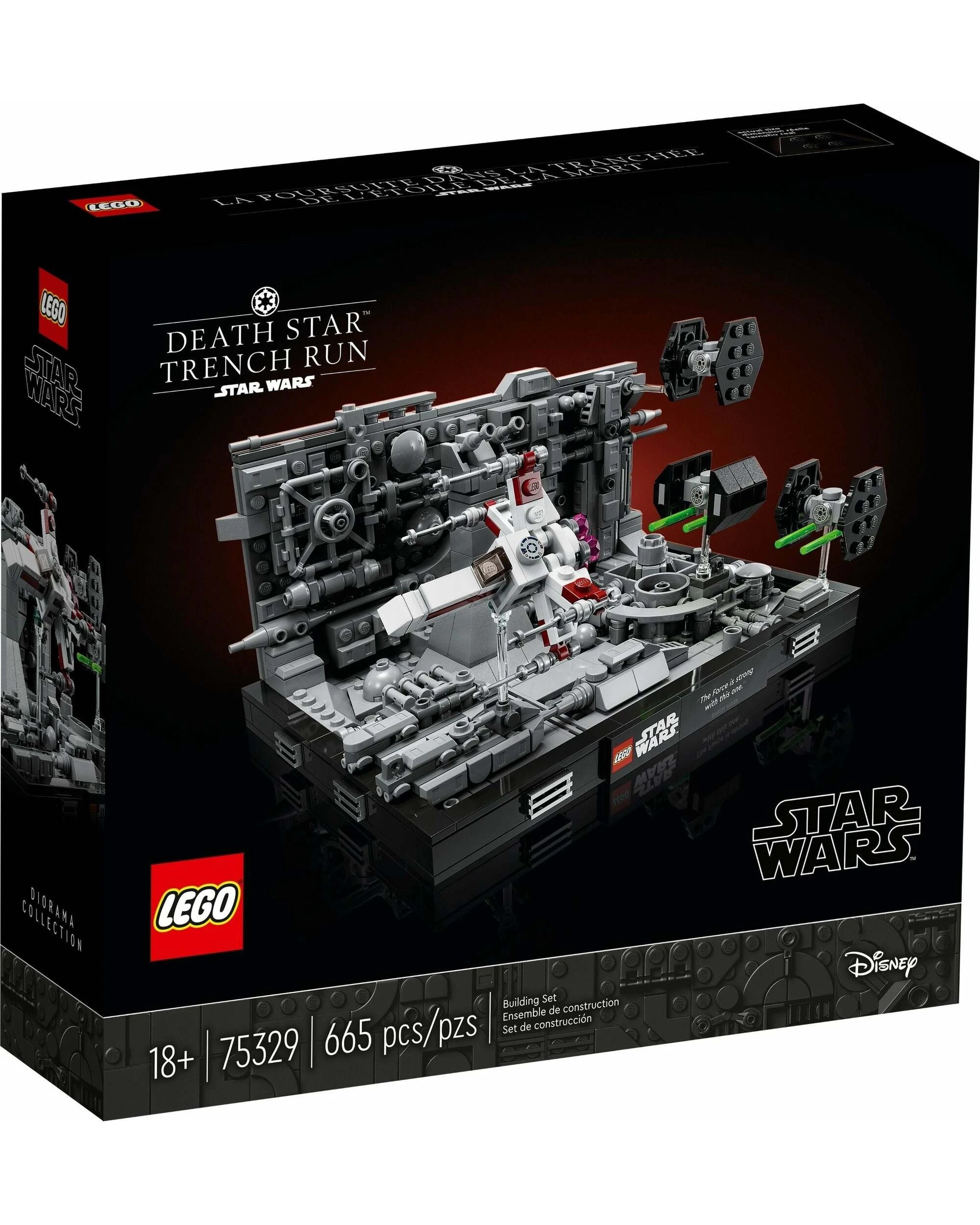1 LEGO 75329 Star Wars Death Star Trench Run Diorama, 1 of 5