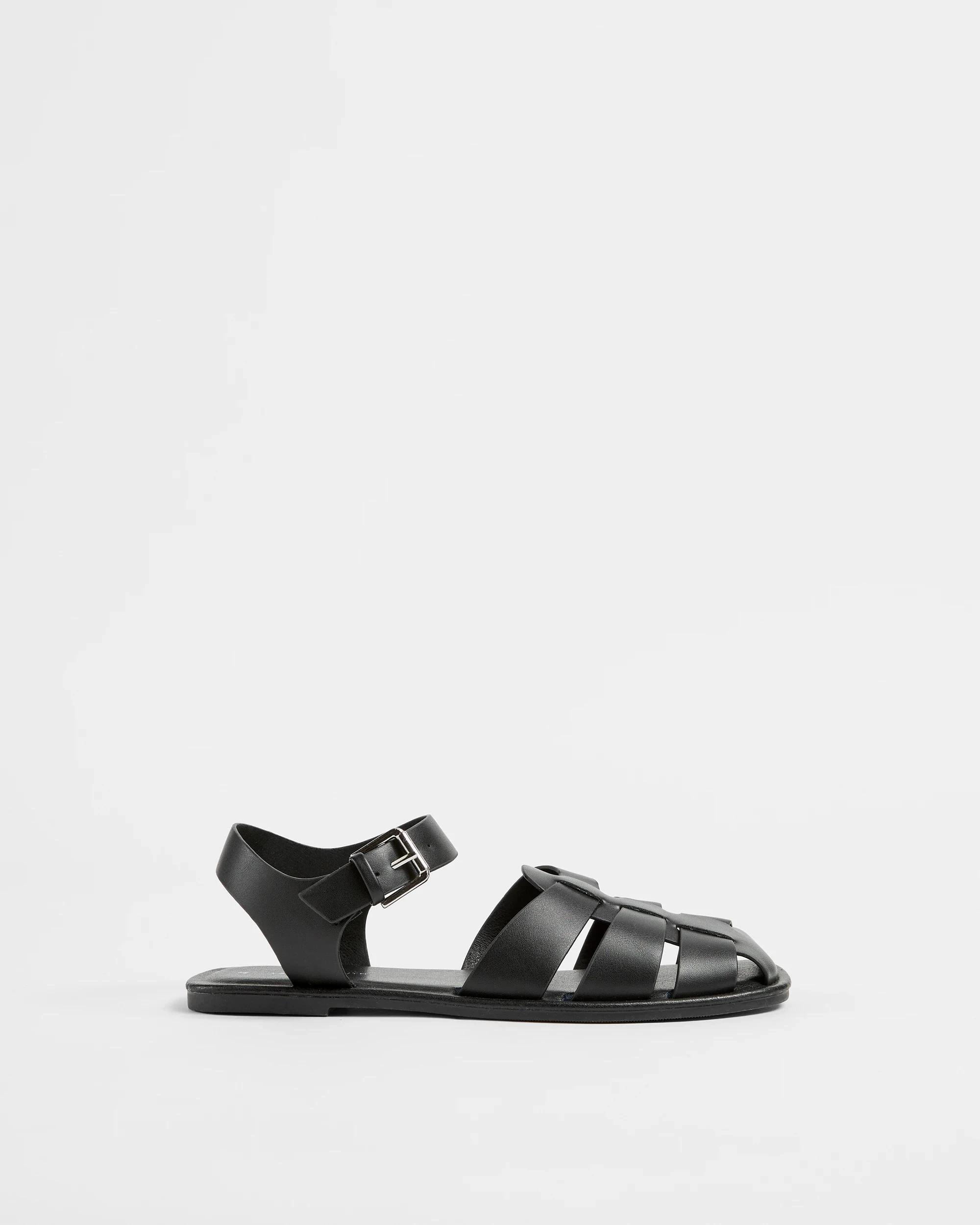 1 Target Girls Senior Gladiator Sandal BLACK, 1 of 3