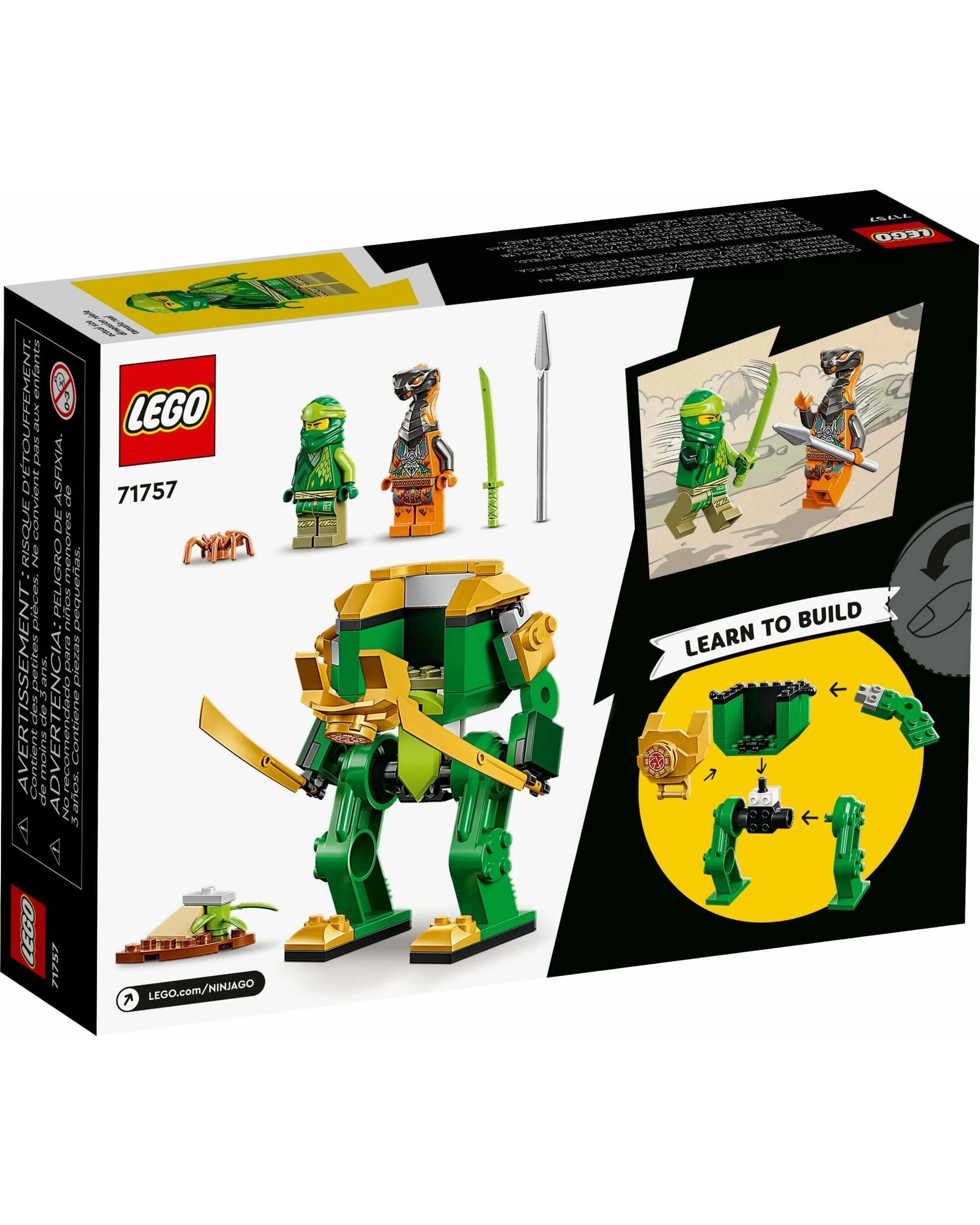 3 LEGO 71757 Lloyd's Ninja Mech - Buildable Action Toy for Kids 4+, 3 of 5
