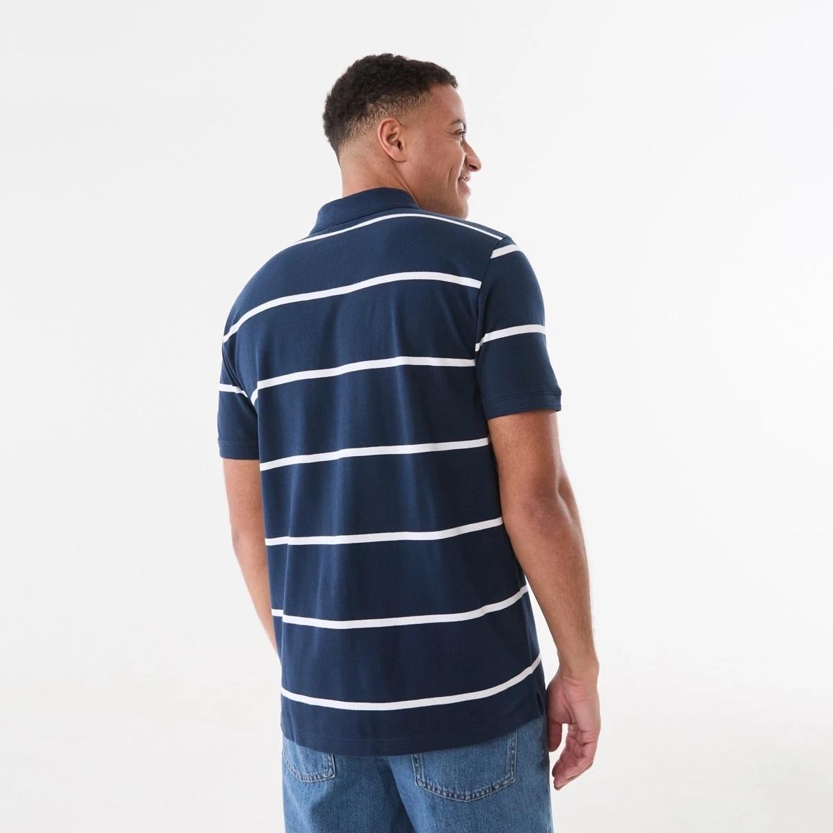 3 Stripe Polo Shirt GIANN STRIPES SPELL NAVY, 3 of 5