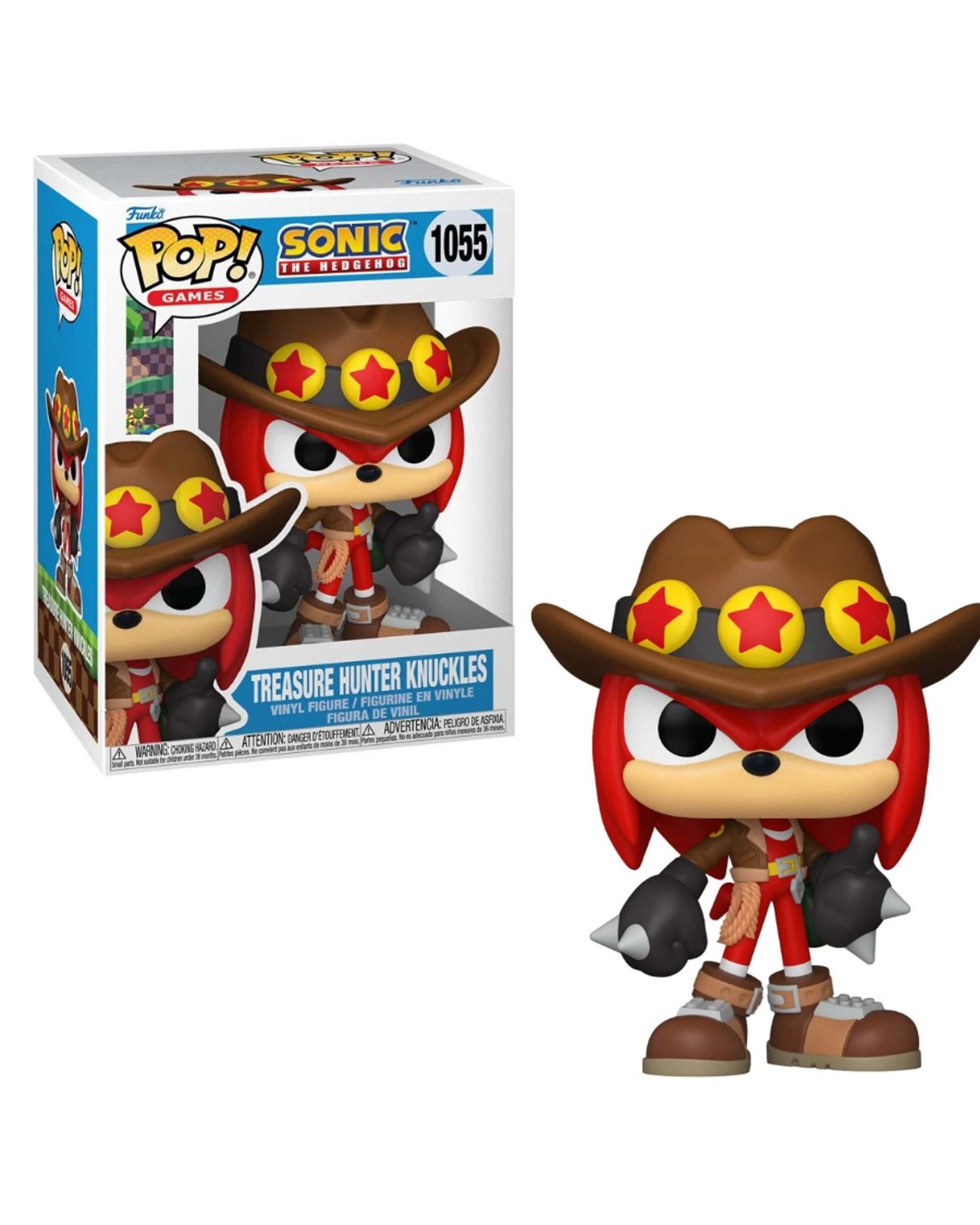 1 Sonic the Hedgehog Treasure Hunter Knuckles Funko POP! Vinyl, 1 of 2