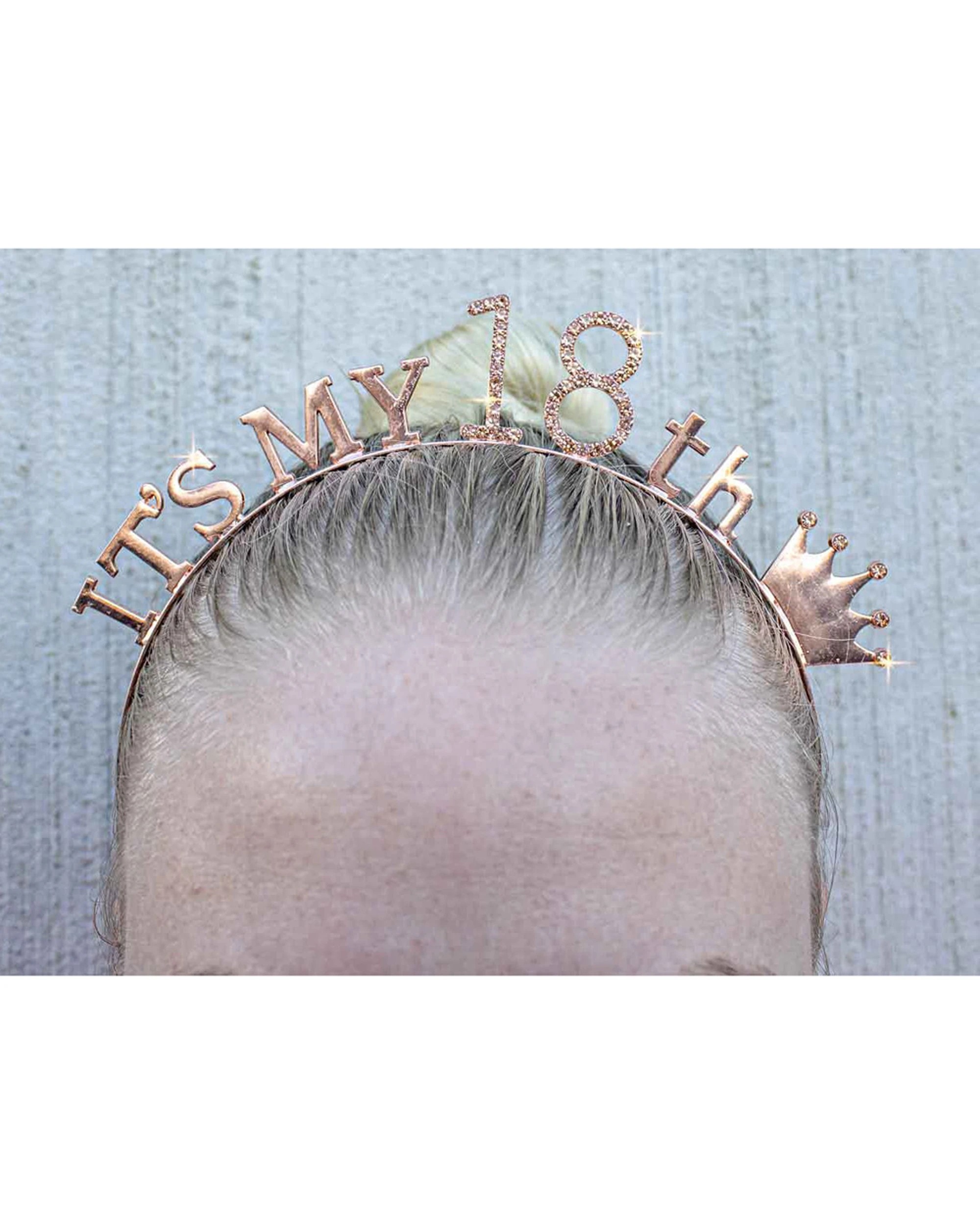 3 LMD Its My 18th Rose Ladies Head Band Party Accessory Celebration Wear - Gold, 3 of 4