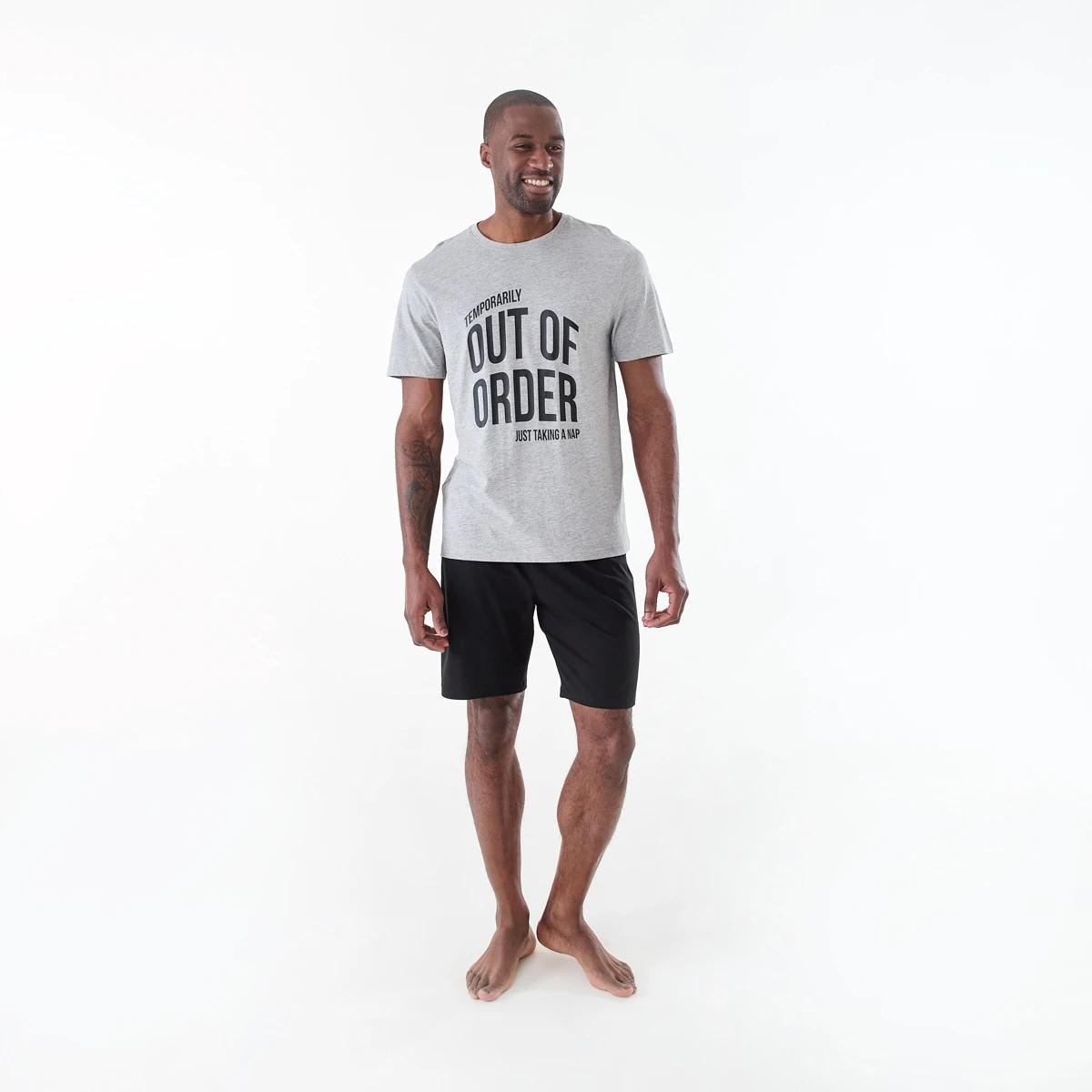 8 Short Sleeve Knit Pyjama Set OUT OF ORDER, 8 of 8