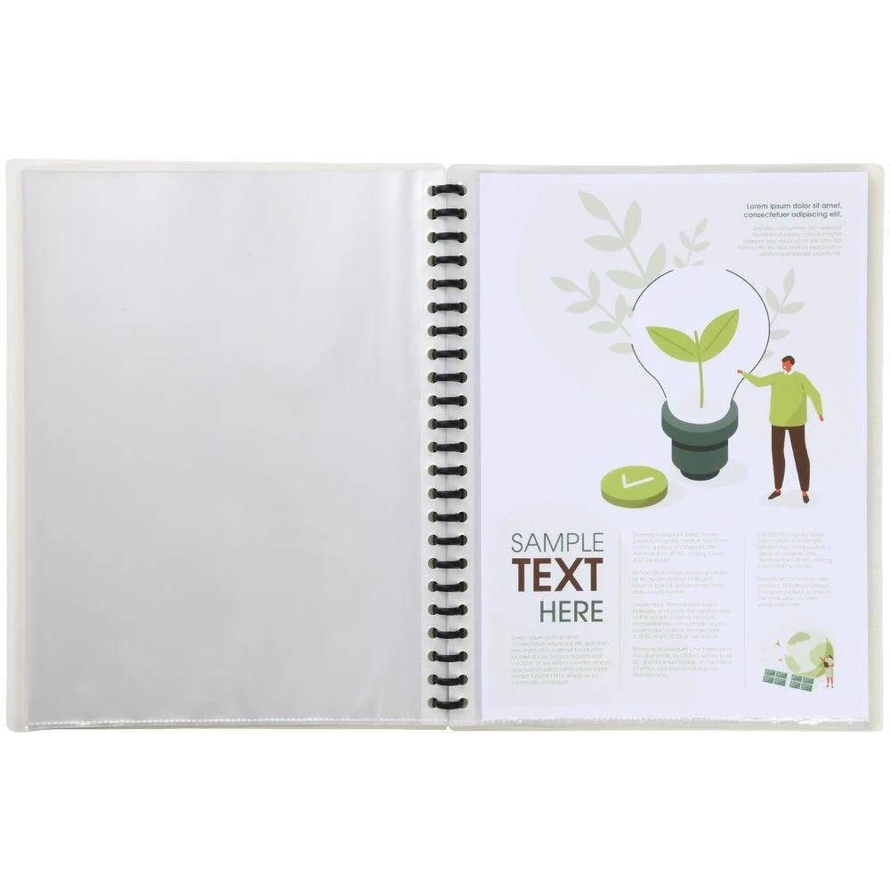 2 J.Burrows Refillable Display Book 60 Pockets Clear, 2 of 3