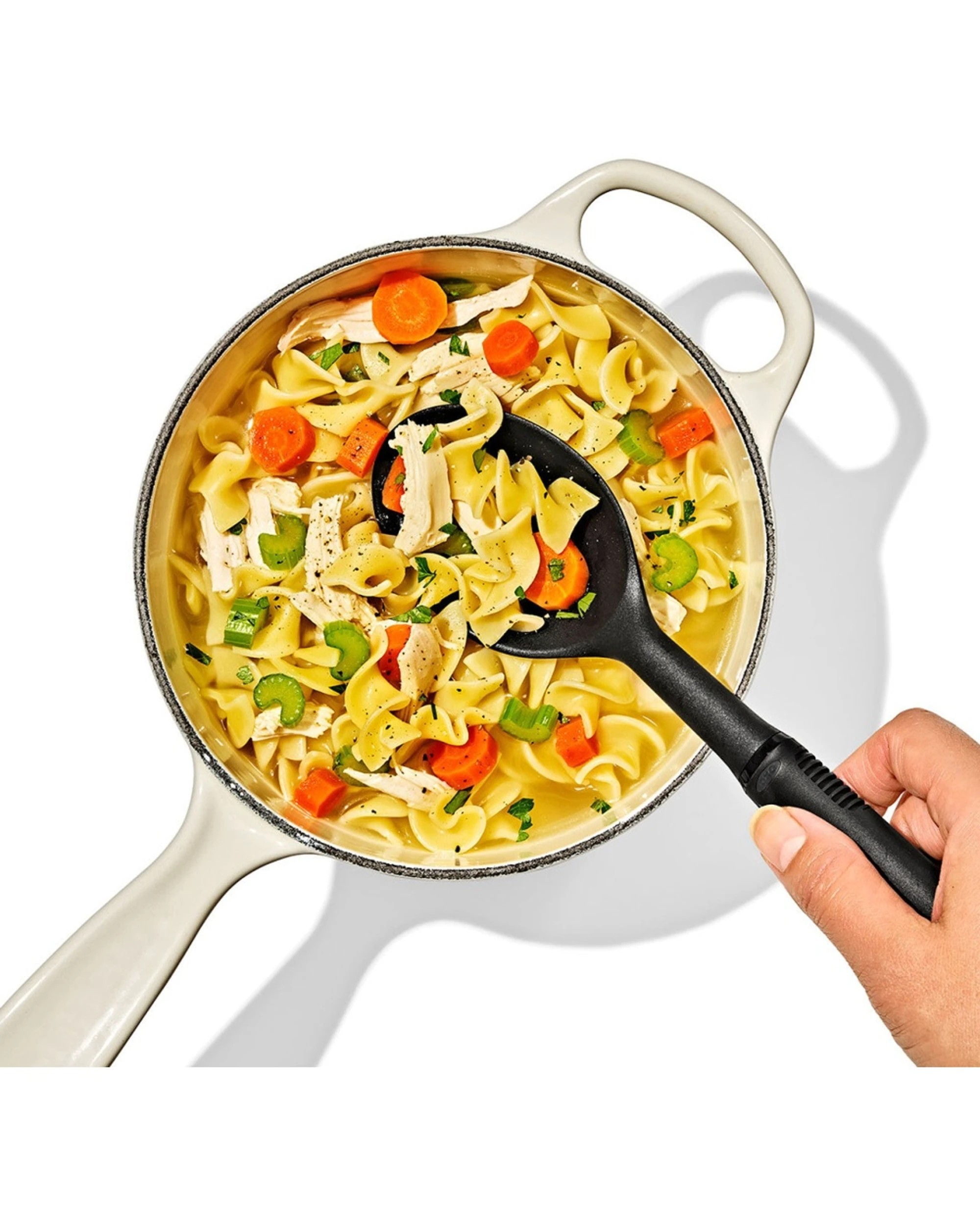 3 Oxo Good Grips Nylon Mini Spoon Heat Resistant Non Slip Grip Kitchen Utensil - Black, 3 of 3