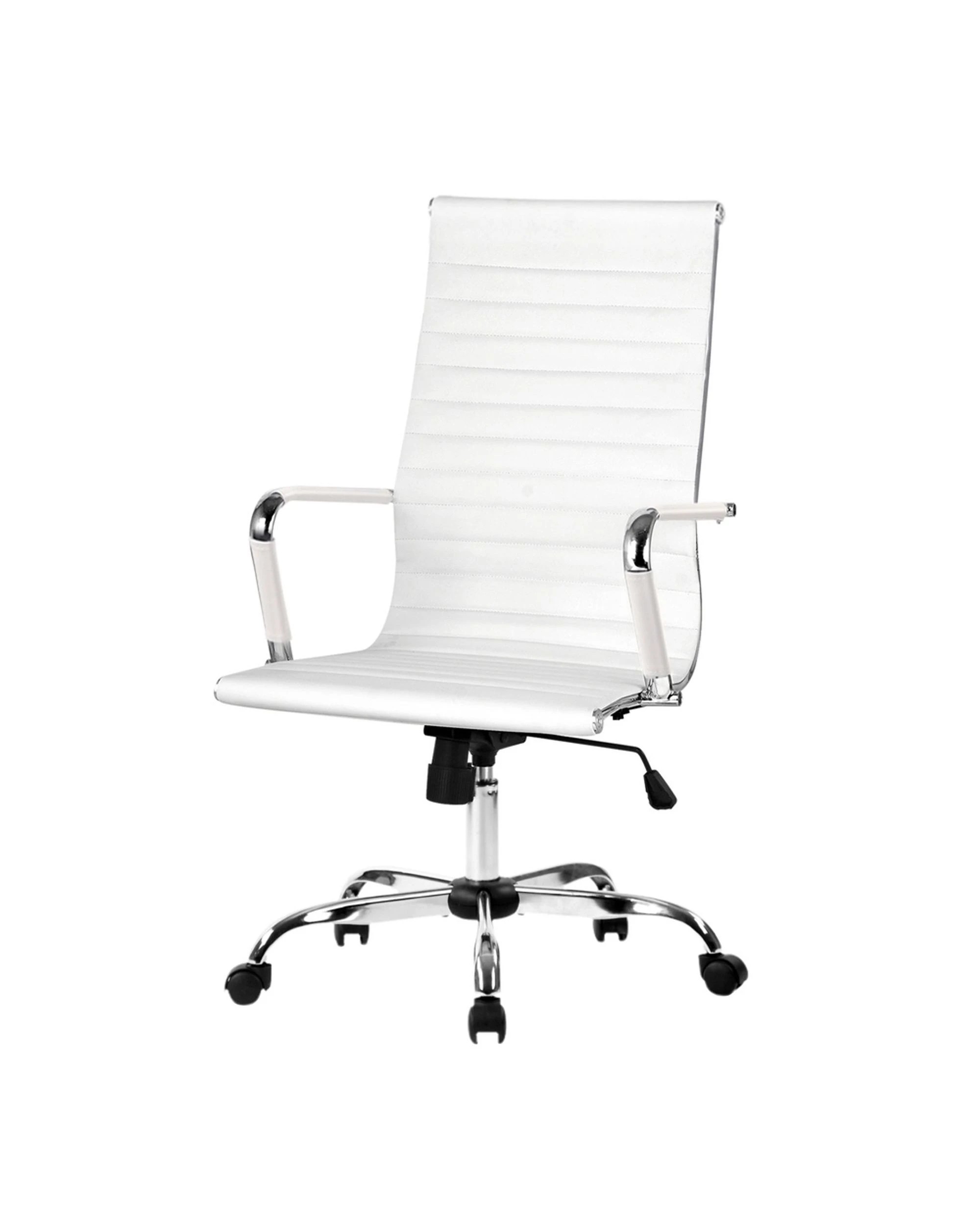 1 Artiss Office Chair Conference Chairs Pu Leather High Back
 - White, 1 of 3