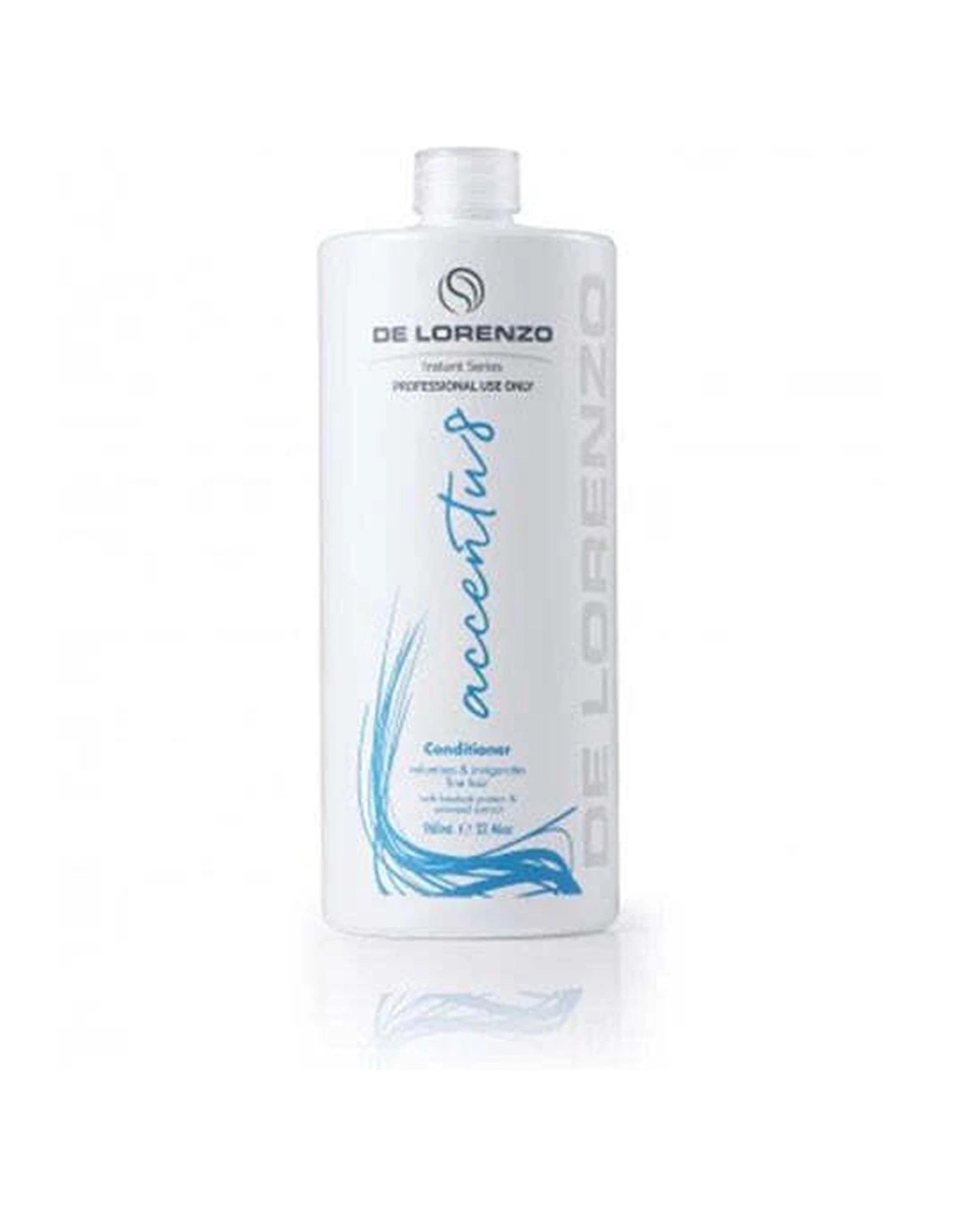 1 De Lorenzo Accentu8 Conditioner 960ml Lightweight Volume Colour Protection - White, 1 of 1