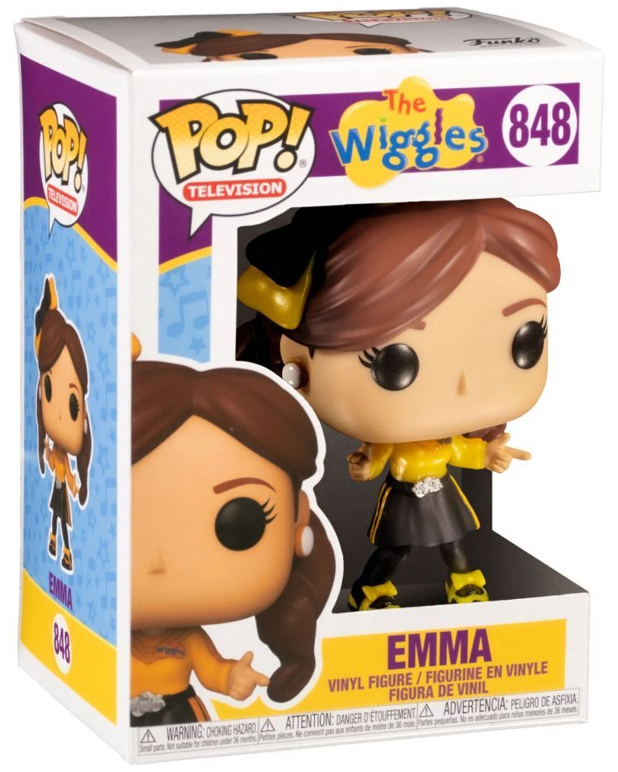 5 Pop Vinyl Figurine The Wiggles - Emma Wiggle 10cm Plastic Collectible Figure - Yellow, 5 of 5