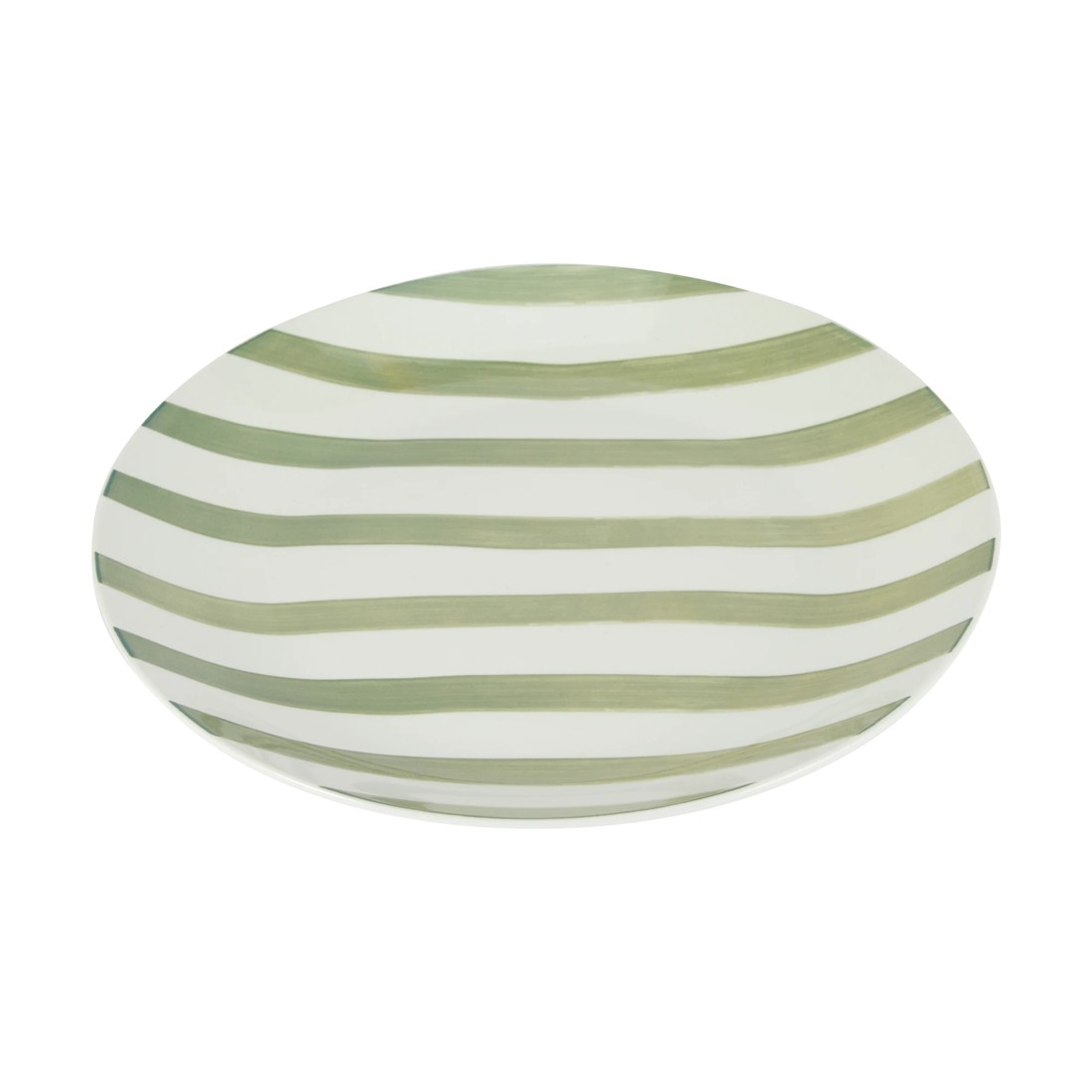 5 12 Piece Green Stripe Dinner Set, 5 of 7