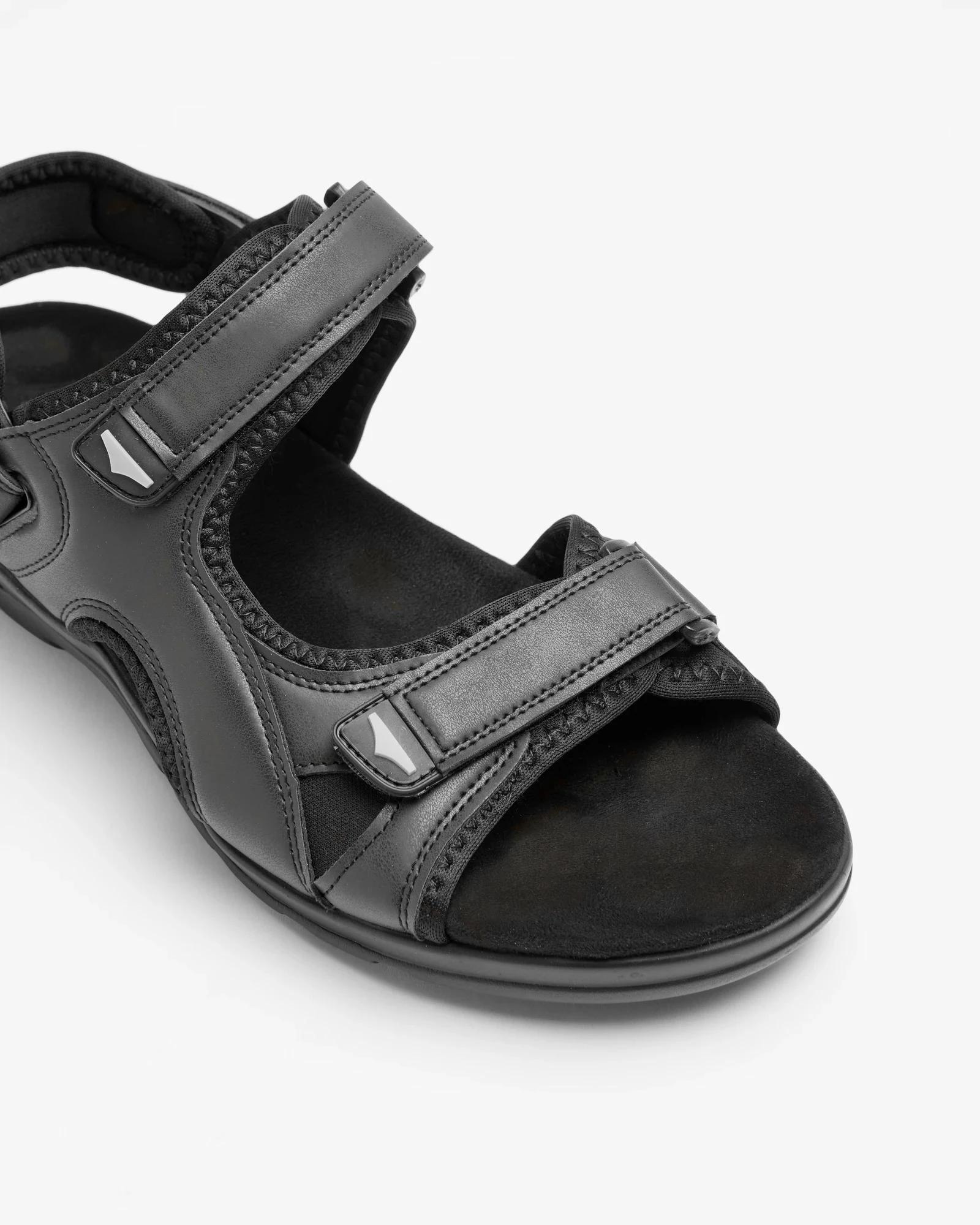2 Target Man Mens Comfort Sandals - Saul BLACK, 2 of 3