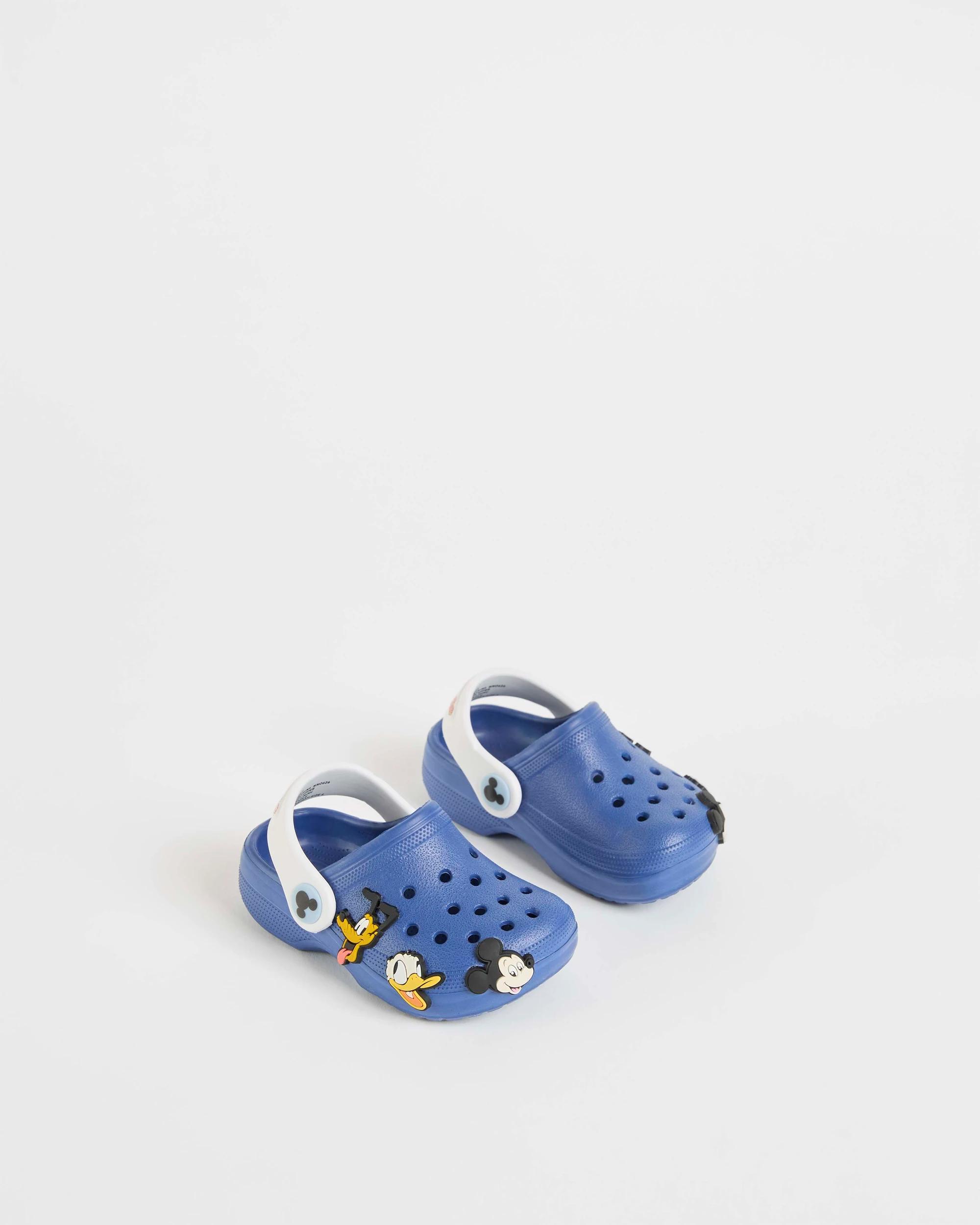 2 Disney Mickey Mouse Baby First Walker Clogs NAVY, 2 of 3