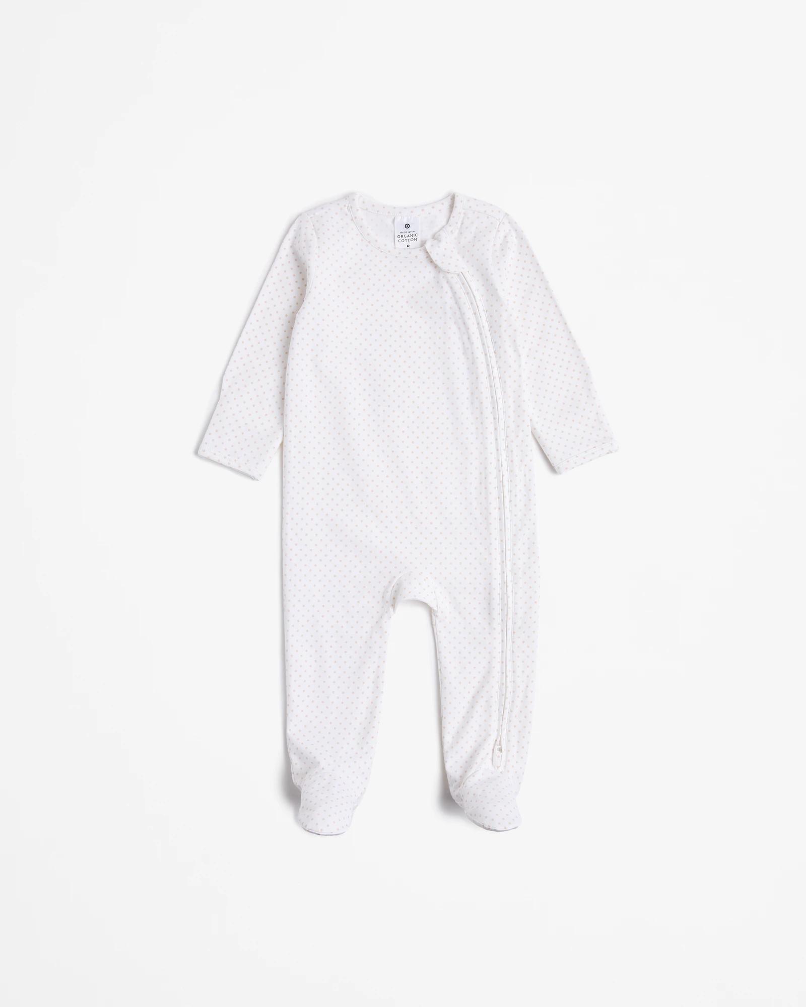 3 Target Baby Organic Cotton Print Zip Coveralls 3 Pack OYSTER GRAY, 3 of 5