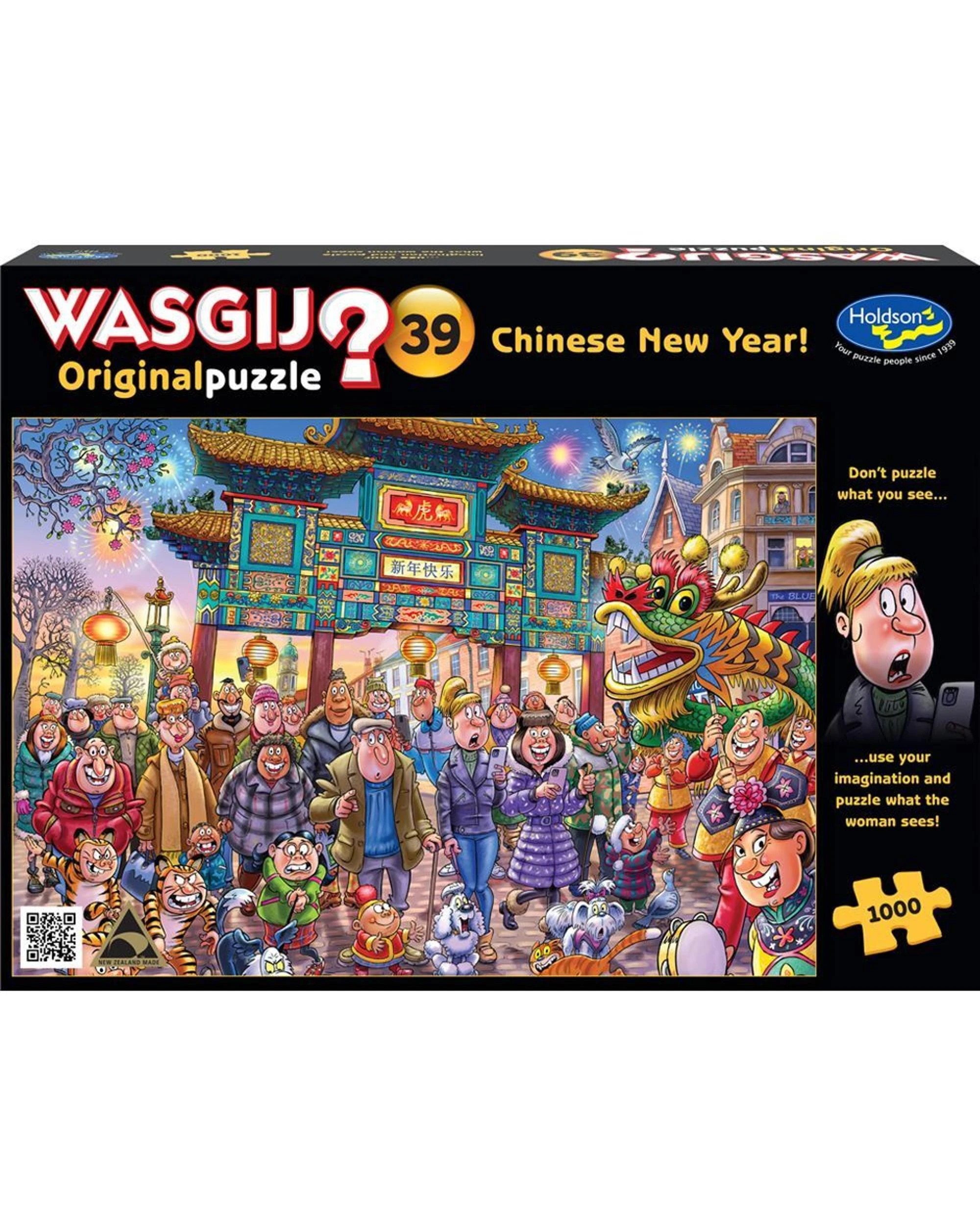 2 WASGIJ Original #39 Chinese New Year 1000 Piece Jigsaw Puzzle, 2 of 2