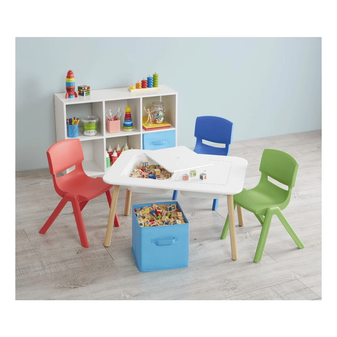 4 6 Cube Bookcase White, 4 of 4