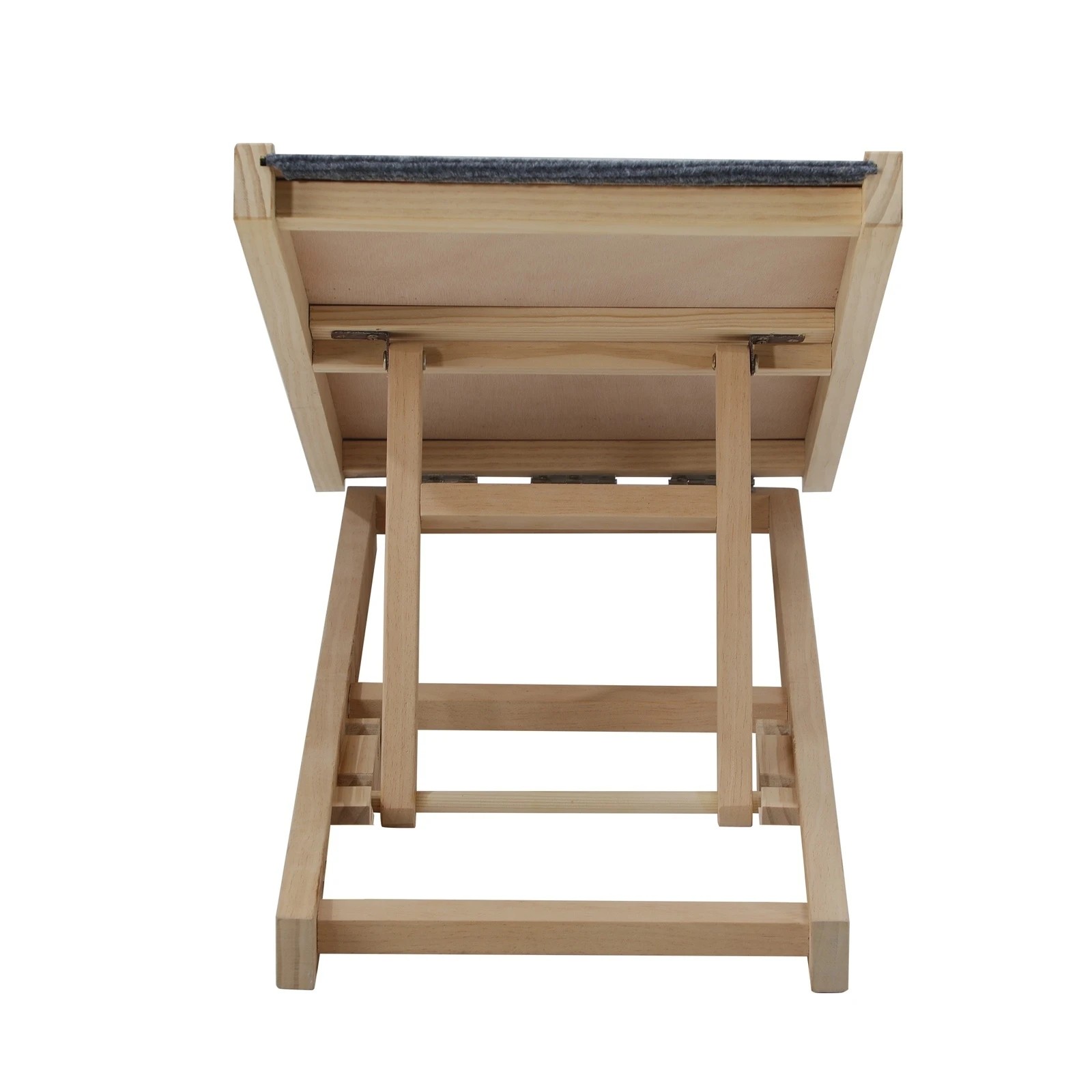 9 Alopet Dog Pet Ramp Adjustable Height Stairs Bed Sofa Car Foldable 70cm - Natural, 9 of 10