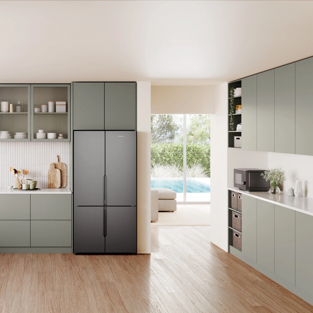 4 Westinghouse 29L Dark Grey Freestanding Microwave Oven, 4 of 5