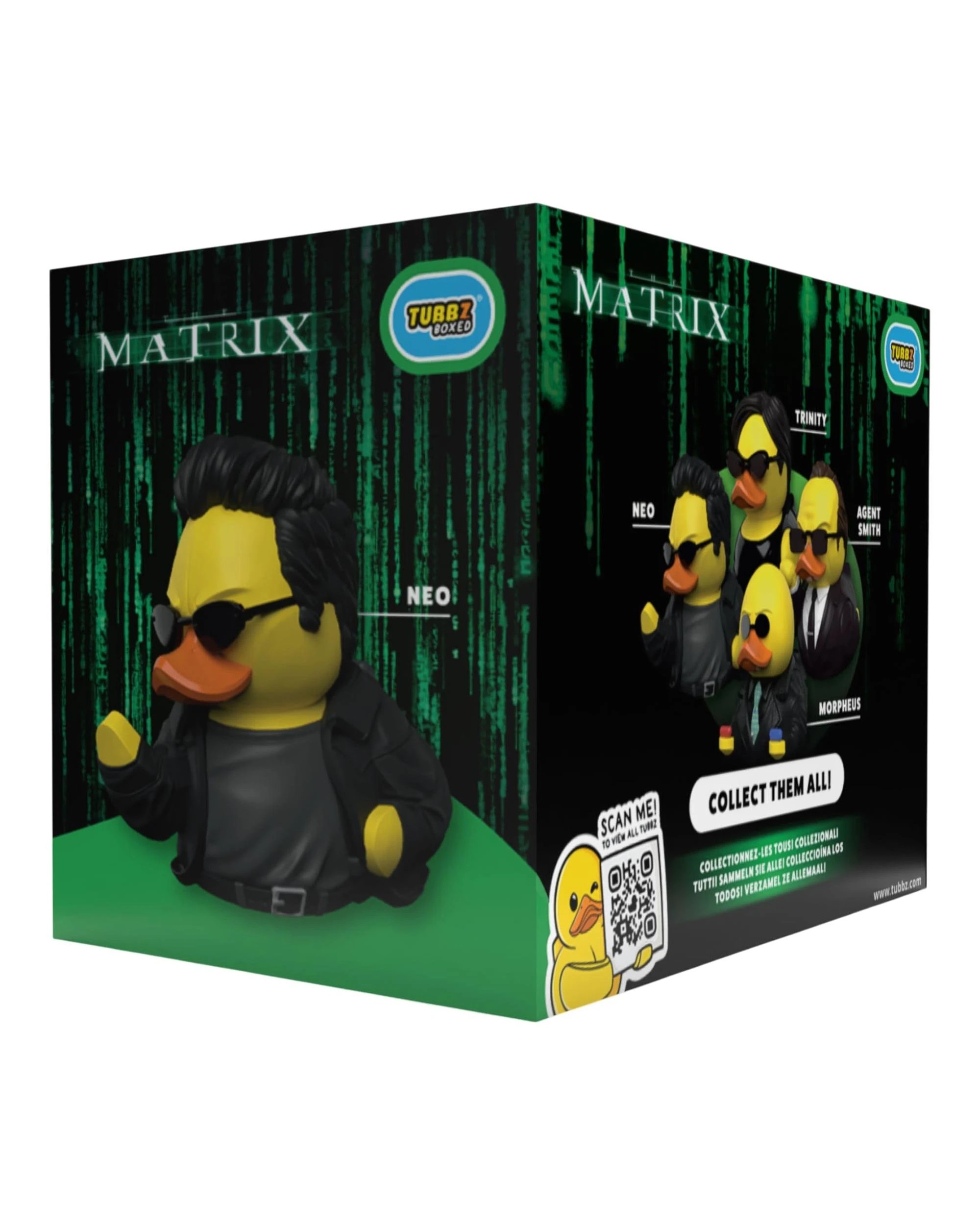 3 TUBBZ The Matrix Neo Boxed Edition Cosplaying Duck Figure, 3 of 3
