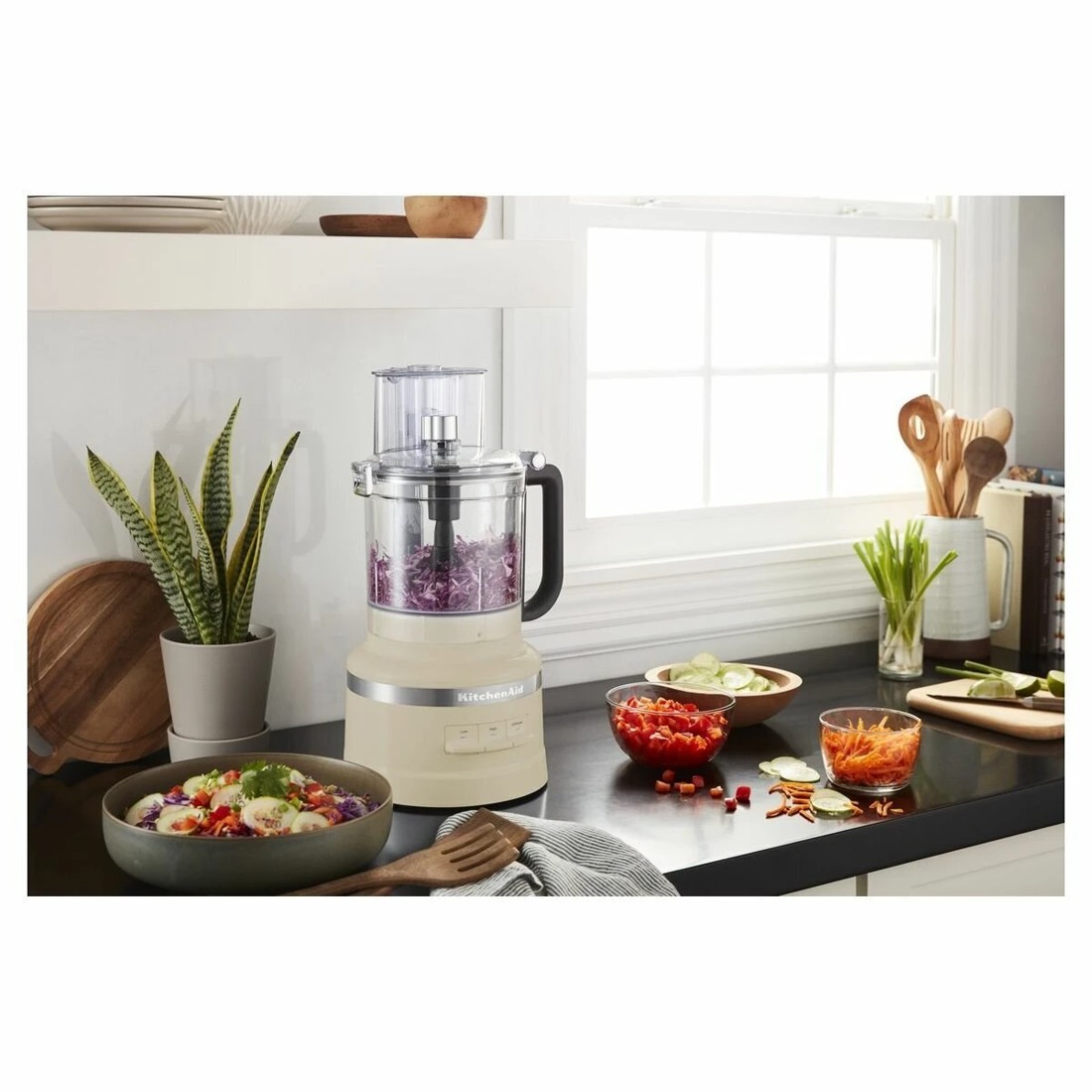 2 KitchenAid 13 Cup Food Processor Cream, 2 of 3