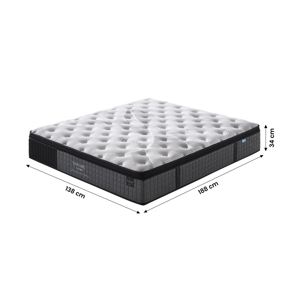 6 Zzz Atelier 34cm Chiropractic 7-Zone Euro Top Pocket Spring Latex Foam Mattress - Double Bed, 6 of 6