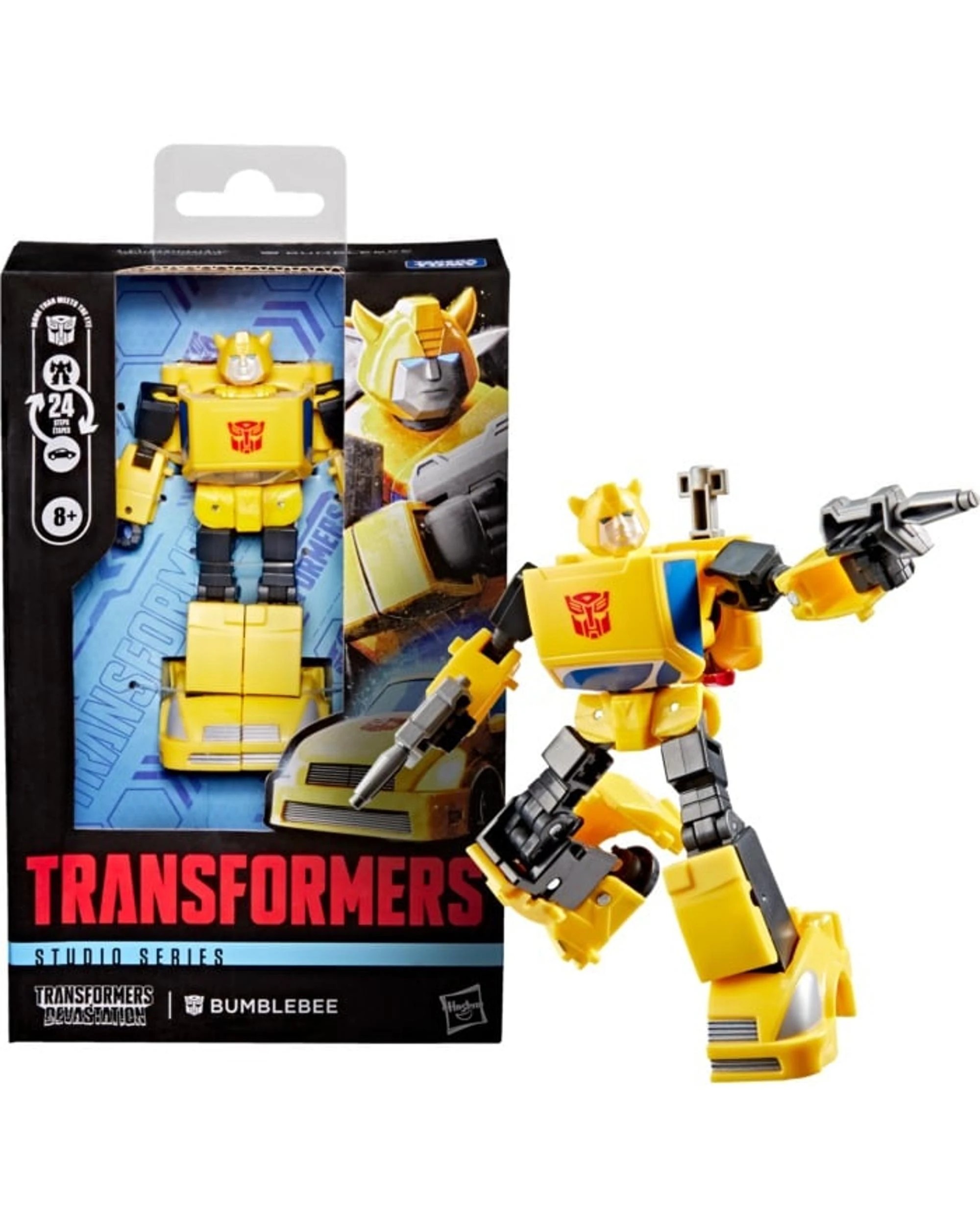 1 Transformers Studio Series Devastation Bumblebee Deluxe Class Action Figure, 1 of 7