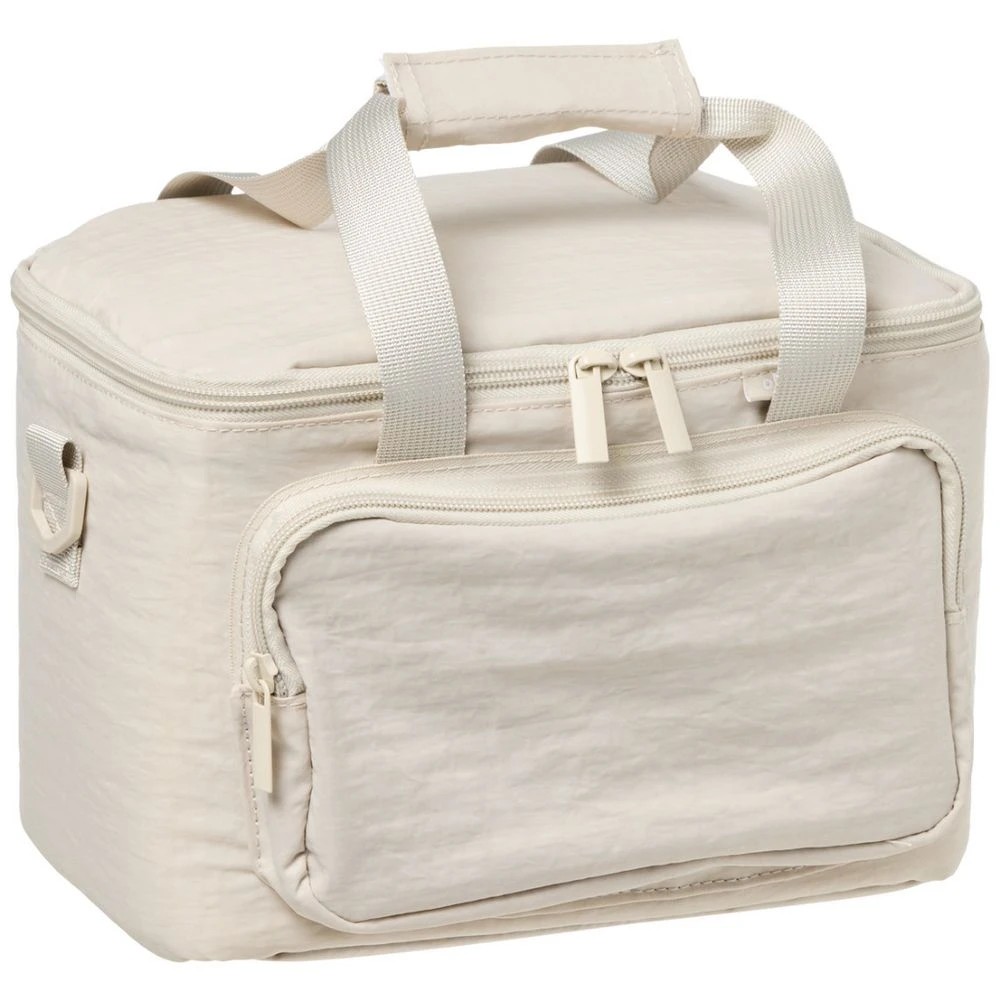 1 Studymate Twin Handle Lunch Box Beige, 1 of 2