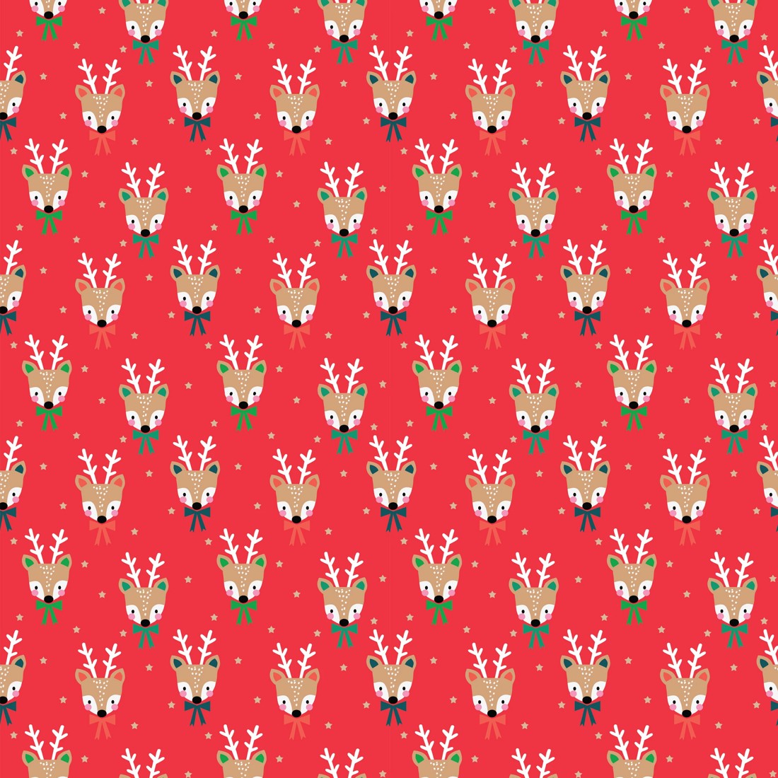 2 Hallmark Christmas Gift Wrap Roll - Deer, 2 of 3