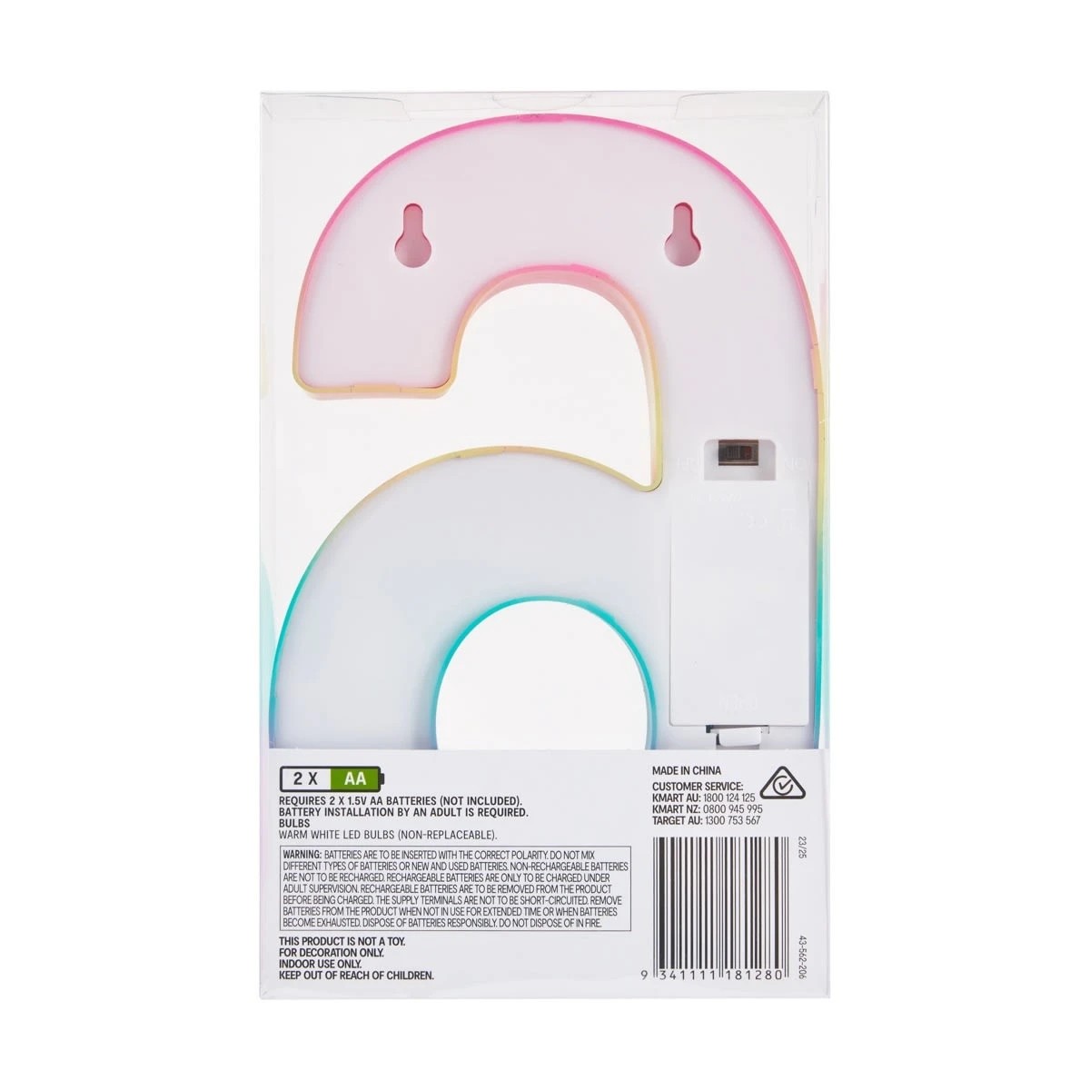 5 Ombre Light Up Number - 6, 5 of 5