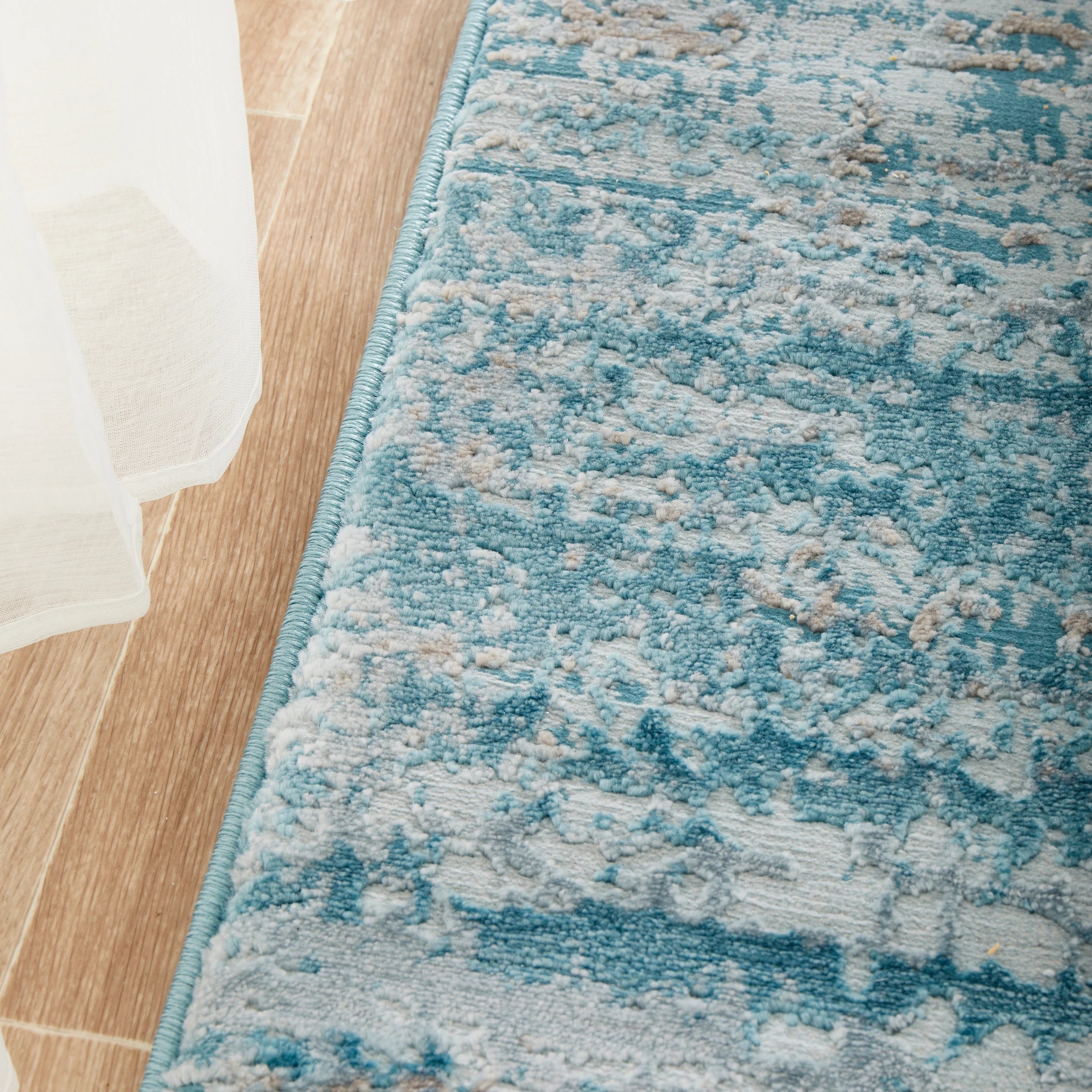 4 Common Ground Rugs Grandeur 115 Runner 300x80 cm Rug - Blue, 4 of 6